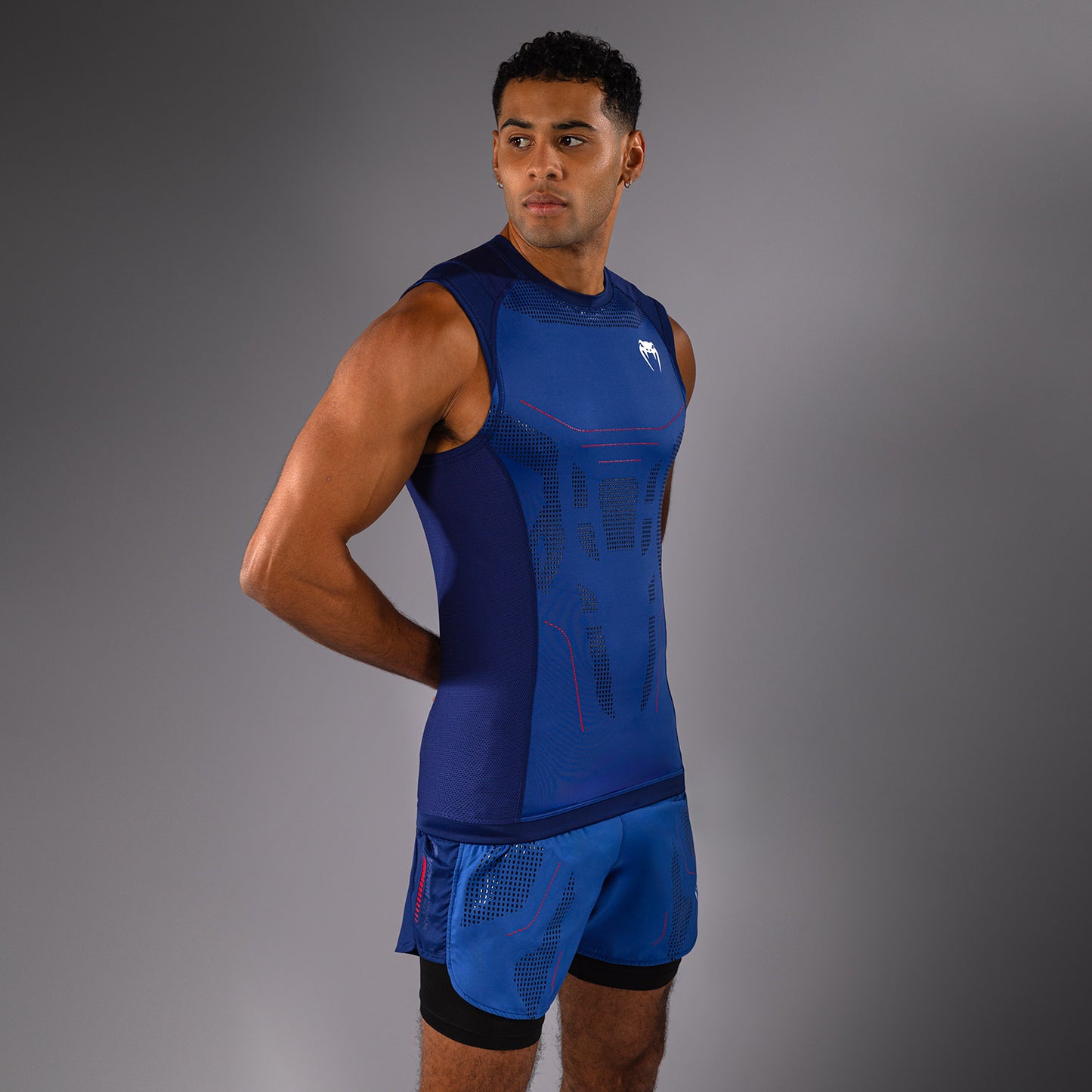 Venum Technical 3.0 Camiseta Sin Mangas Rashguard - Azul Noche