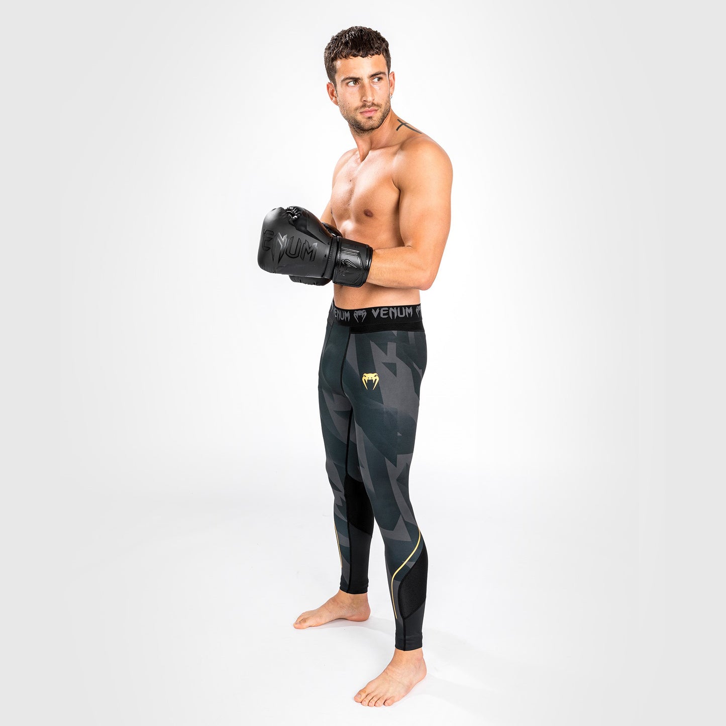 Pantalones de Compresión Venum Razor - Negro/Dorado
