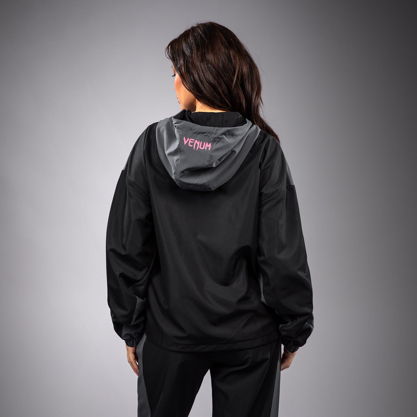 Venum Tactical XT Chaqueta de chándal para mujer - Negra/Gris Tormenta