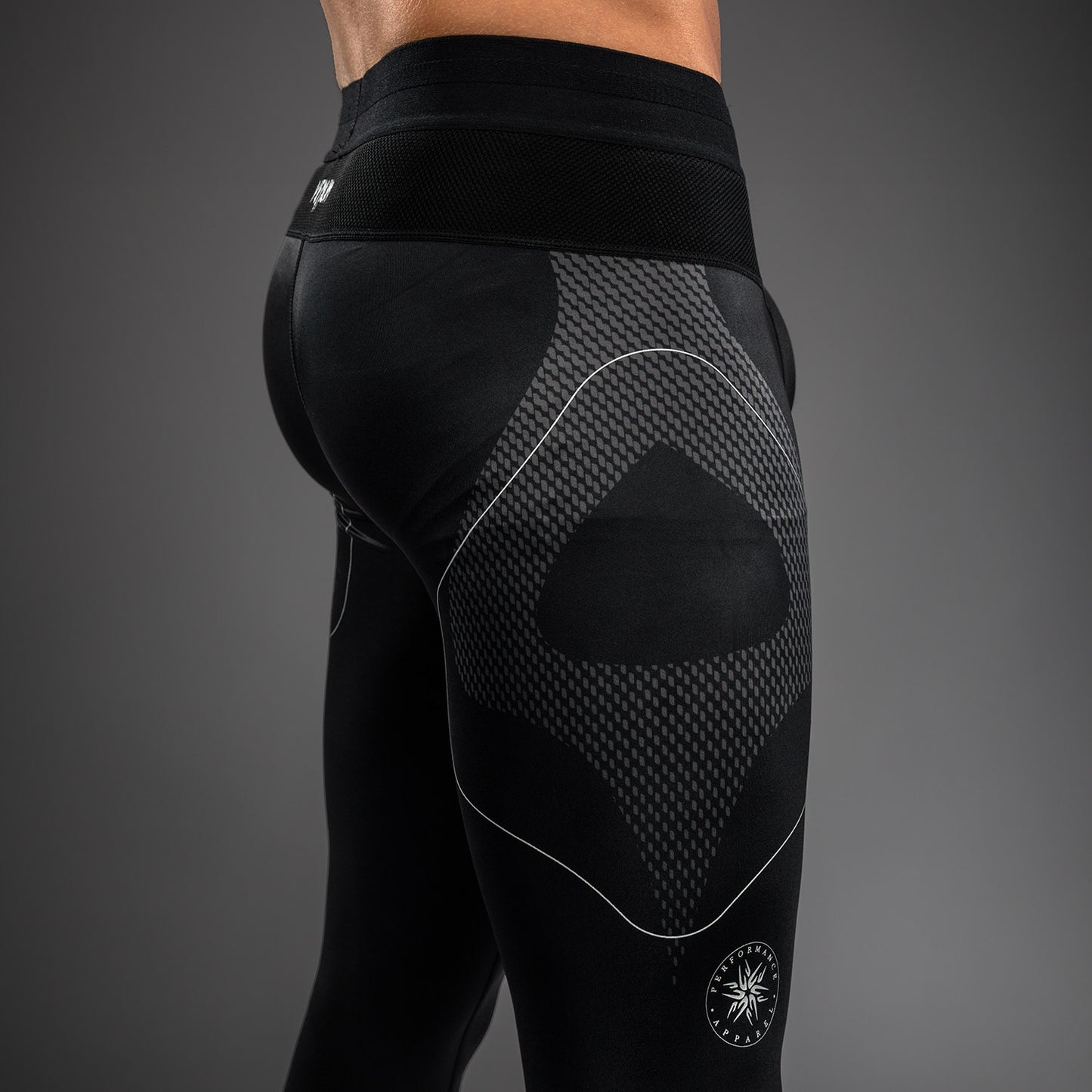 Venum Nexus Pantalones Ajustados – Negro/Plata