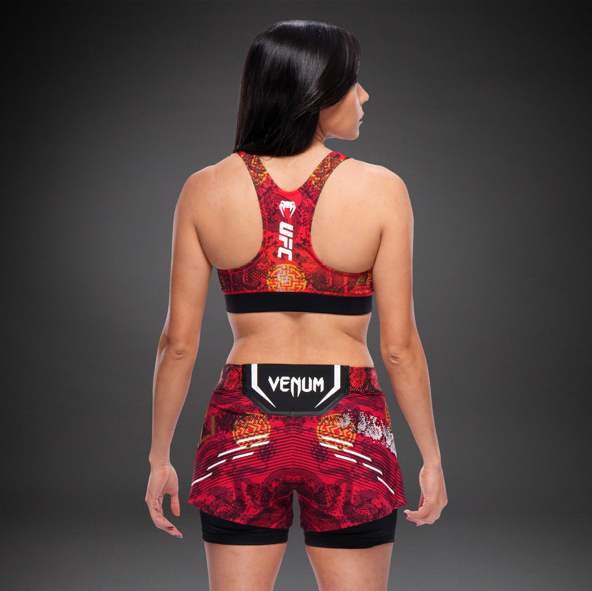 UFC Unrivaled by Venum Zhang Weili Sujetador Debytivo para Mujeres - Rojo