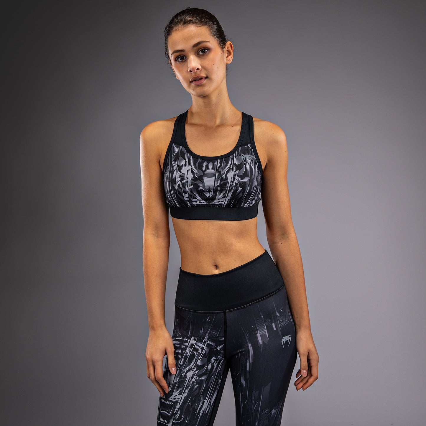 Venum Tiger Sujetador deportivo para Mujer - Negro/Plata
