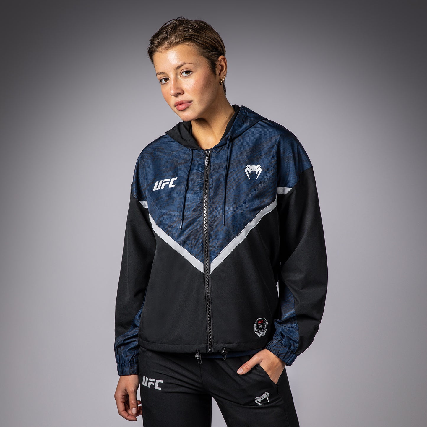 UFC Fusion by Venum Fight Week Sudadera con Cremallera para Mujer - Azul oceánico