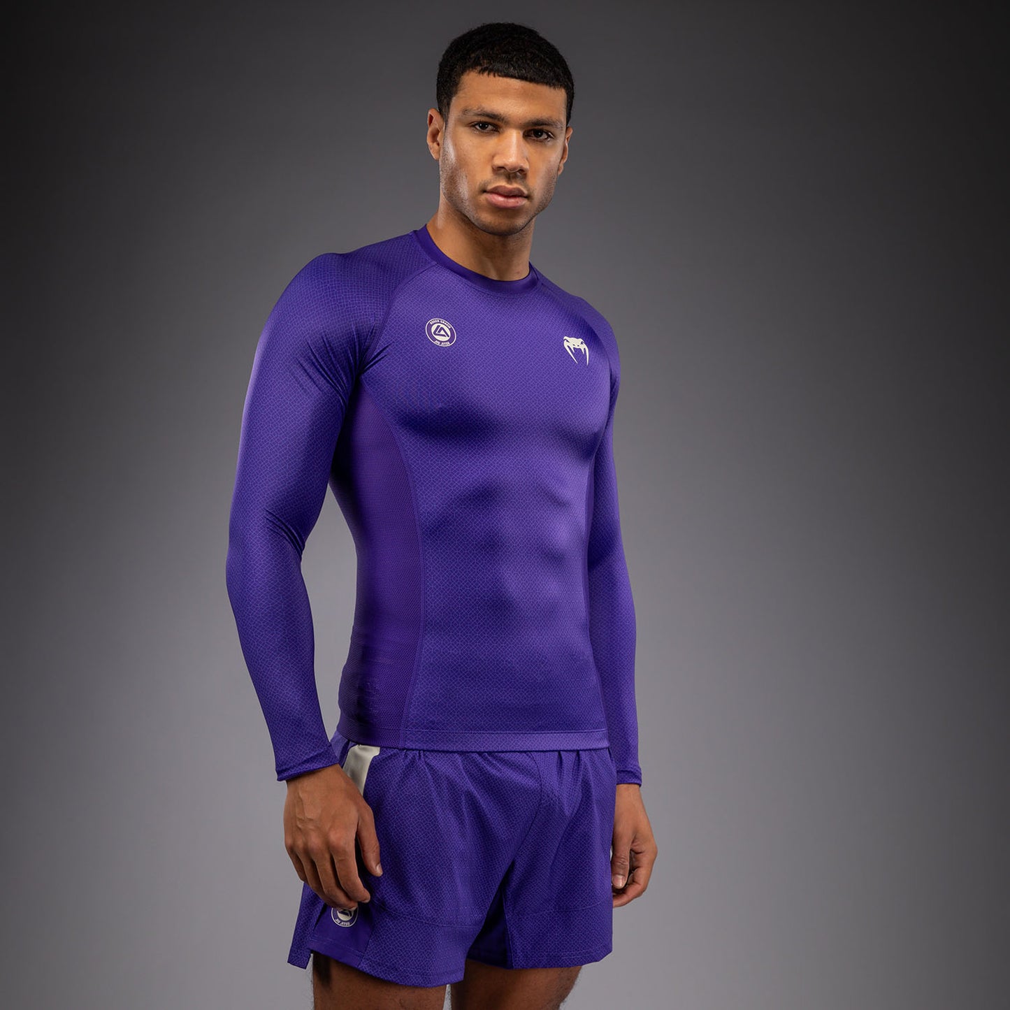 Venum x Roger Gracie Academy Rashguard Manga Larga - Morado