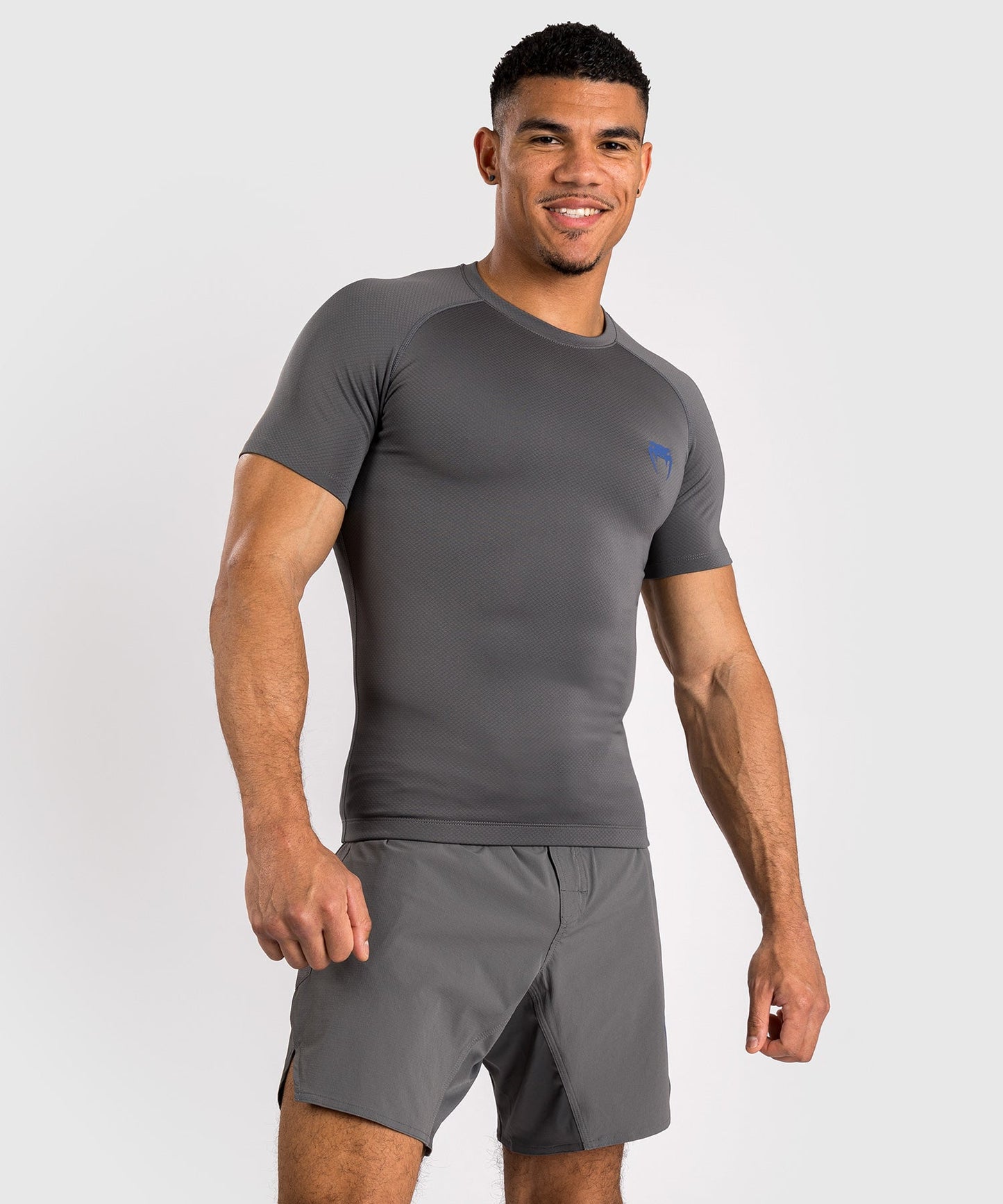 Venum Contender Lycra de manga corta para hombre - Gris