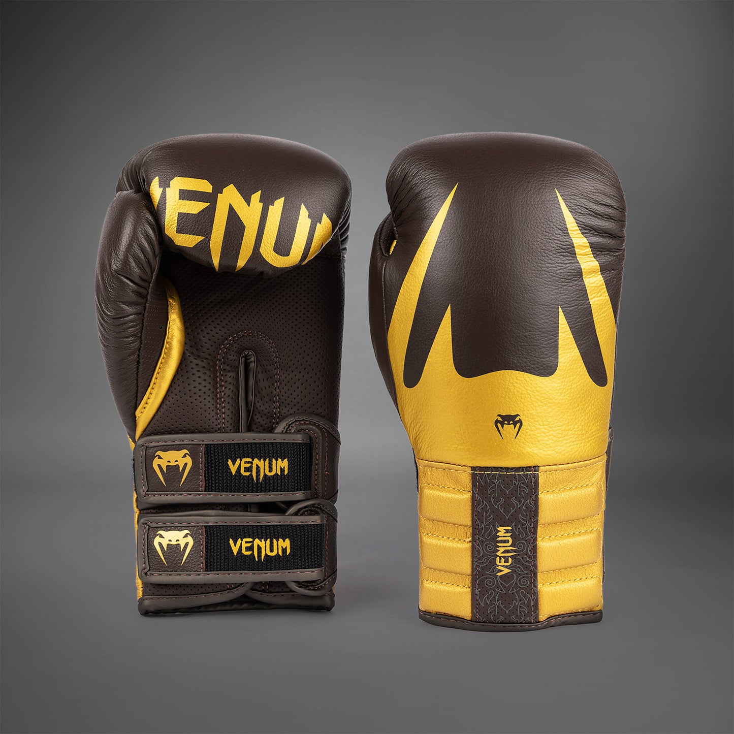 Venum Reverso Guantes de Boxeo - Chocolate/Oro