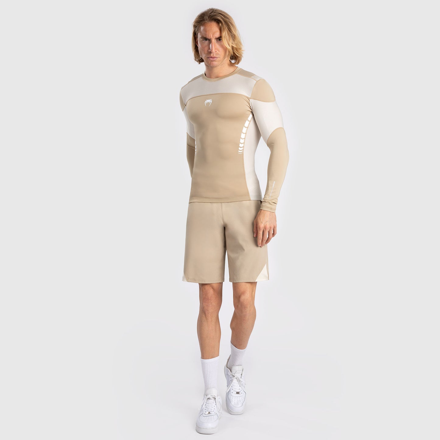 Venum Tempest Rashguard De Manga Larga para Hombre - Beige/Arena