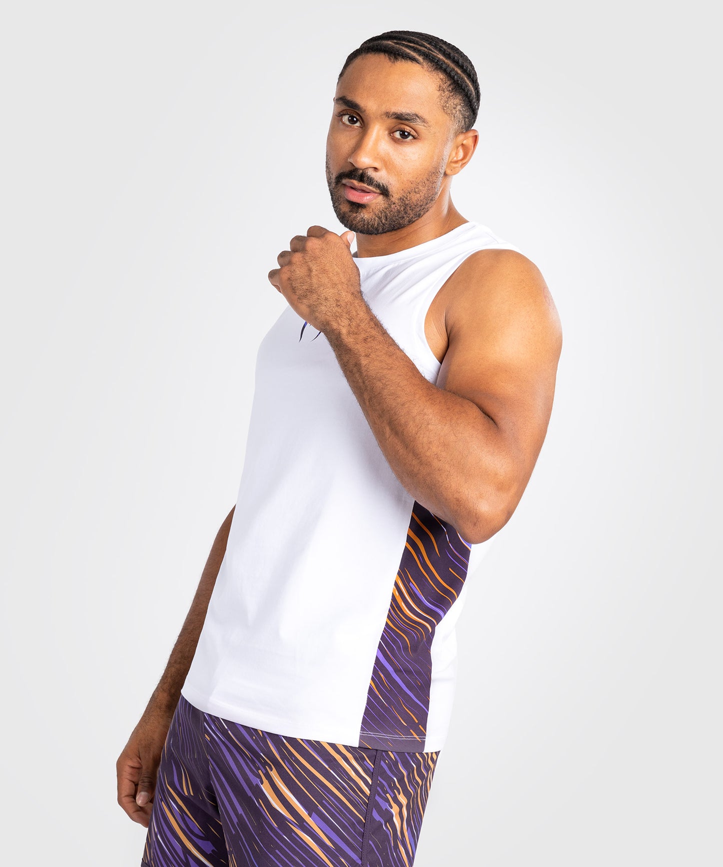 Venum Rapid Camiseta de Tirantes para Hombre - Blanco/Morado Oscuro