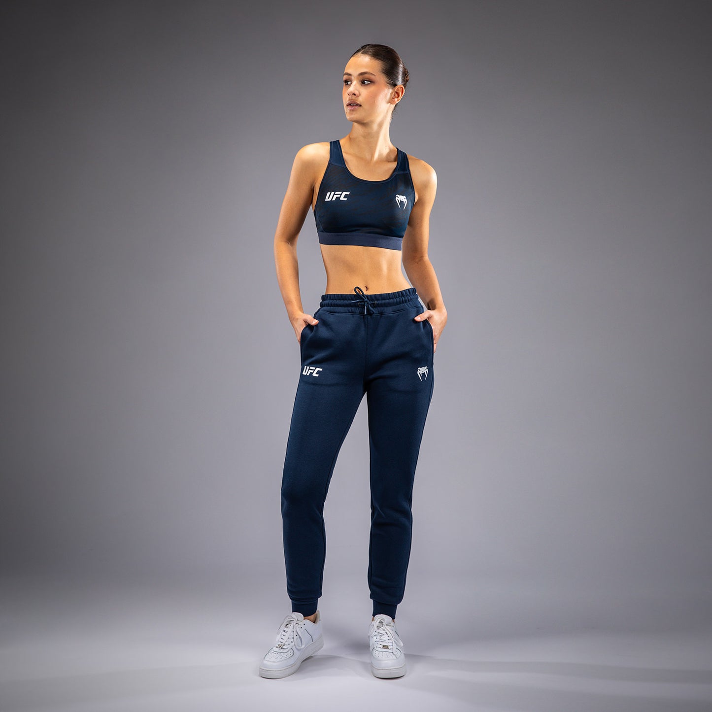 UFC Fusion by Venum Fight Week Pantalón de Algodón para Mujer - Solid Azul oceánico