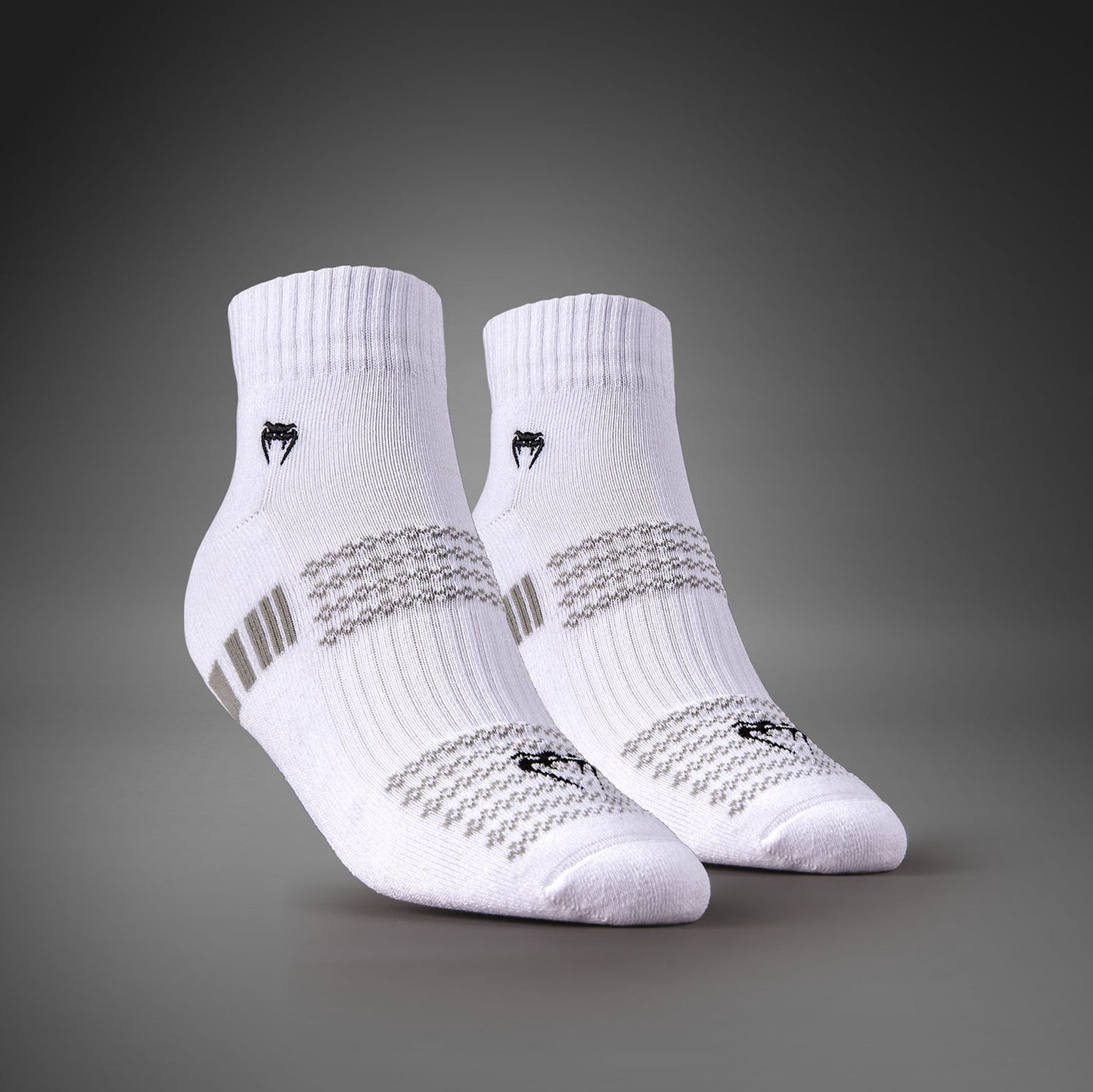 Venum Vector Pack 3 Calcetines Tobilleros - Blanco/Gris