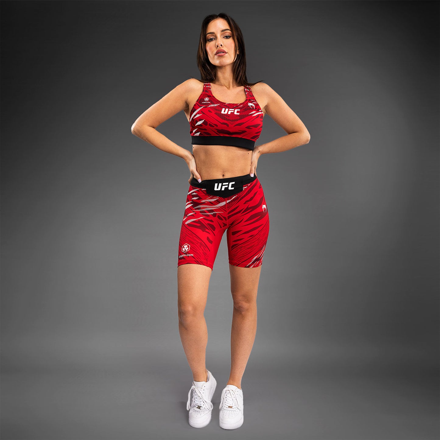 UFC Fusion by Venum Authentic Fight Night Sujetador Deportivo para Mujer - Rojo