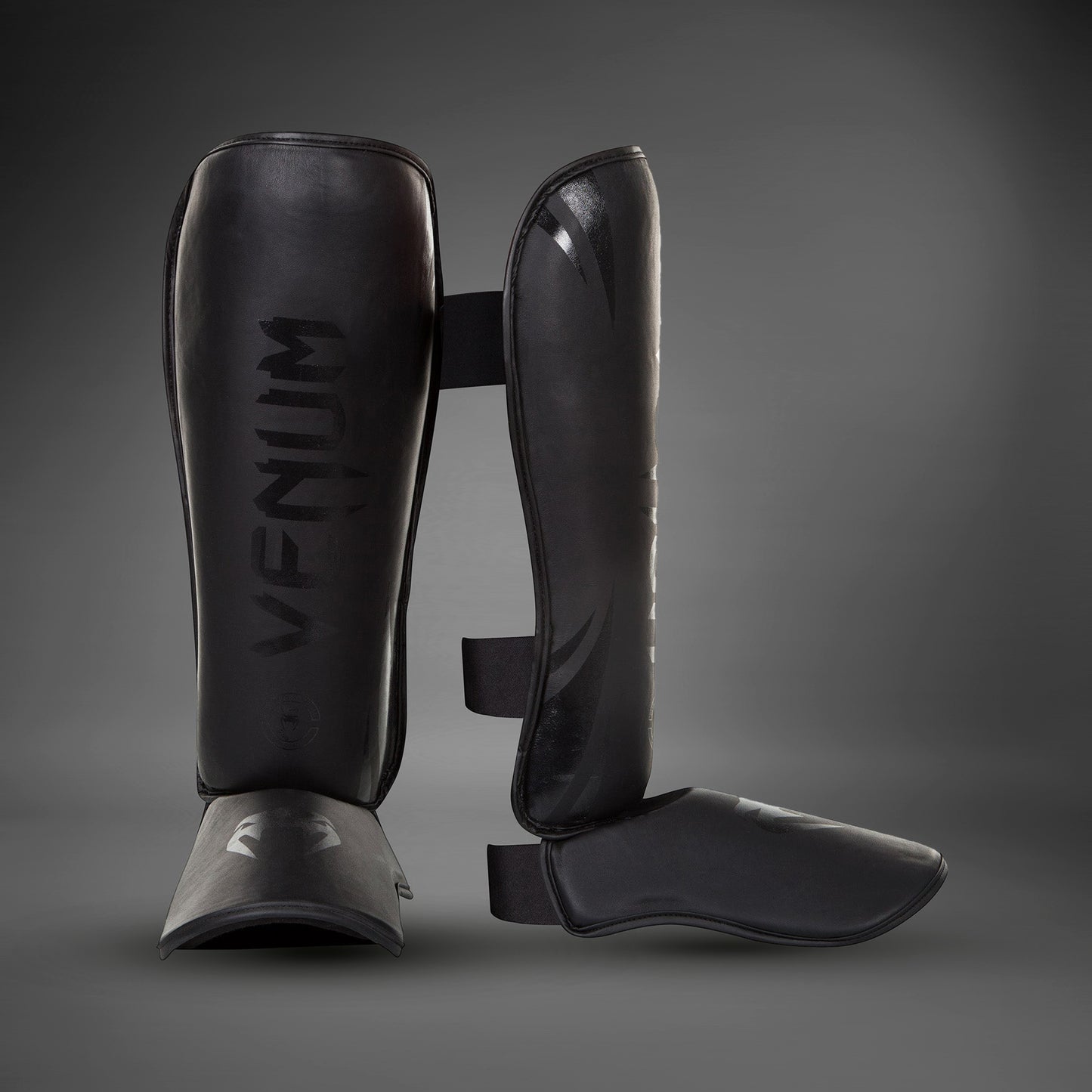 Espinilleras Venum Challenger - Negro/Negro