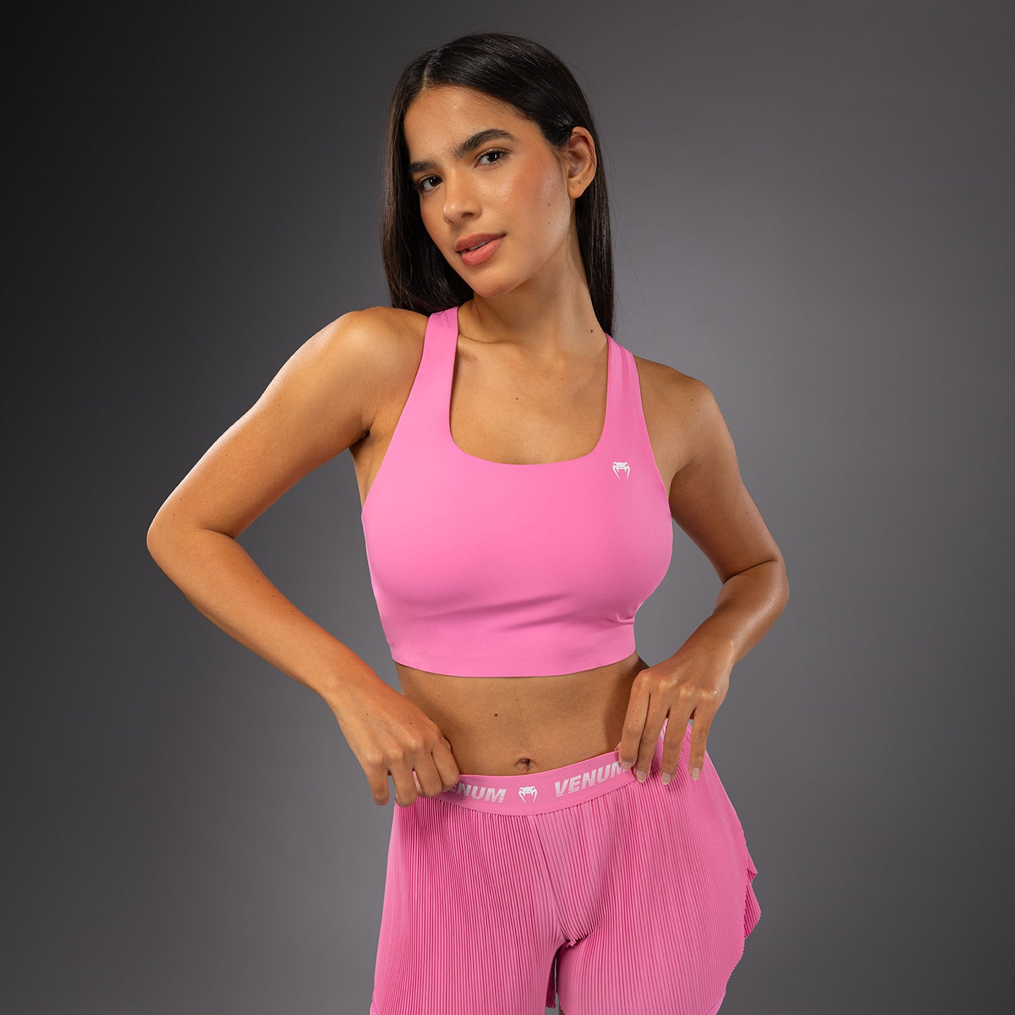 Venum Essential X Sujetador Deportivo Mujer - Rosa Chicle