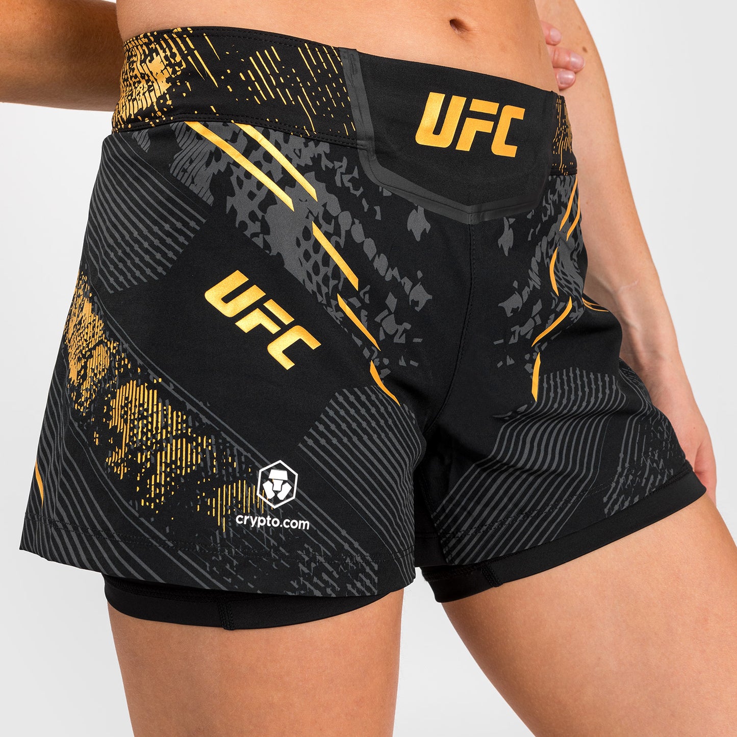 UFC Adrenaline by Venum Authentic Fight Night Short de Lucha para Mujer - Champion