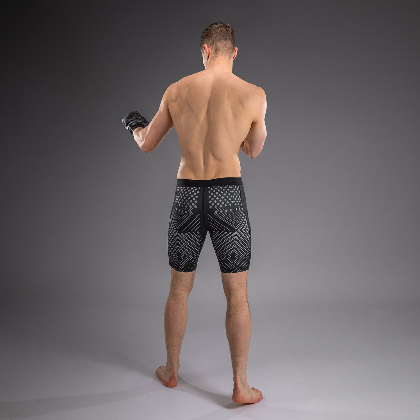 Venum Midnight Fury Short de Compresión – Negro/Gris/Plata