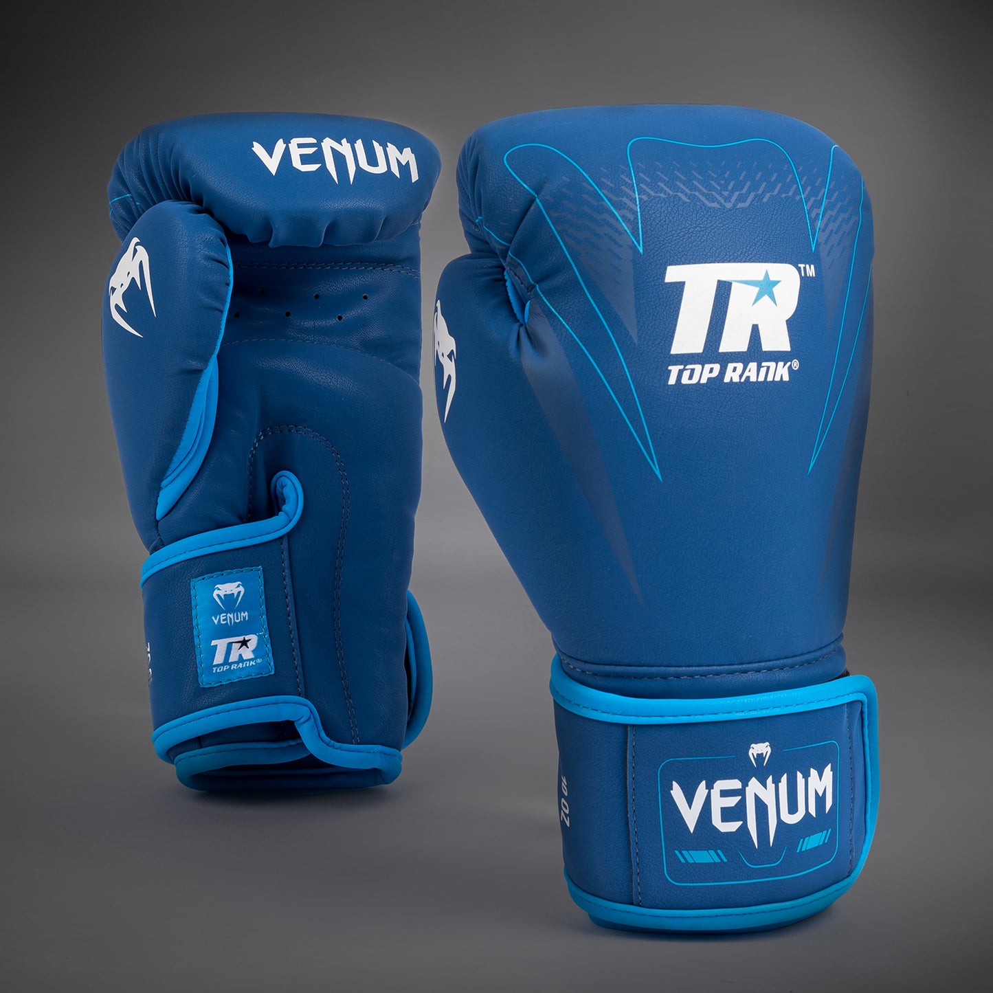Venum x Top Rank Guantes de Boxeo Original Impact - Azul Marino