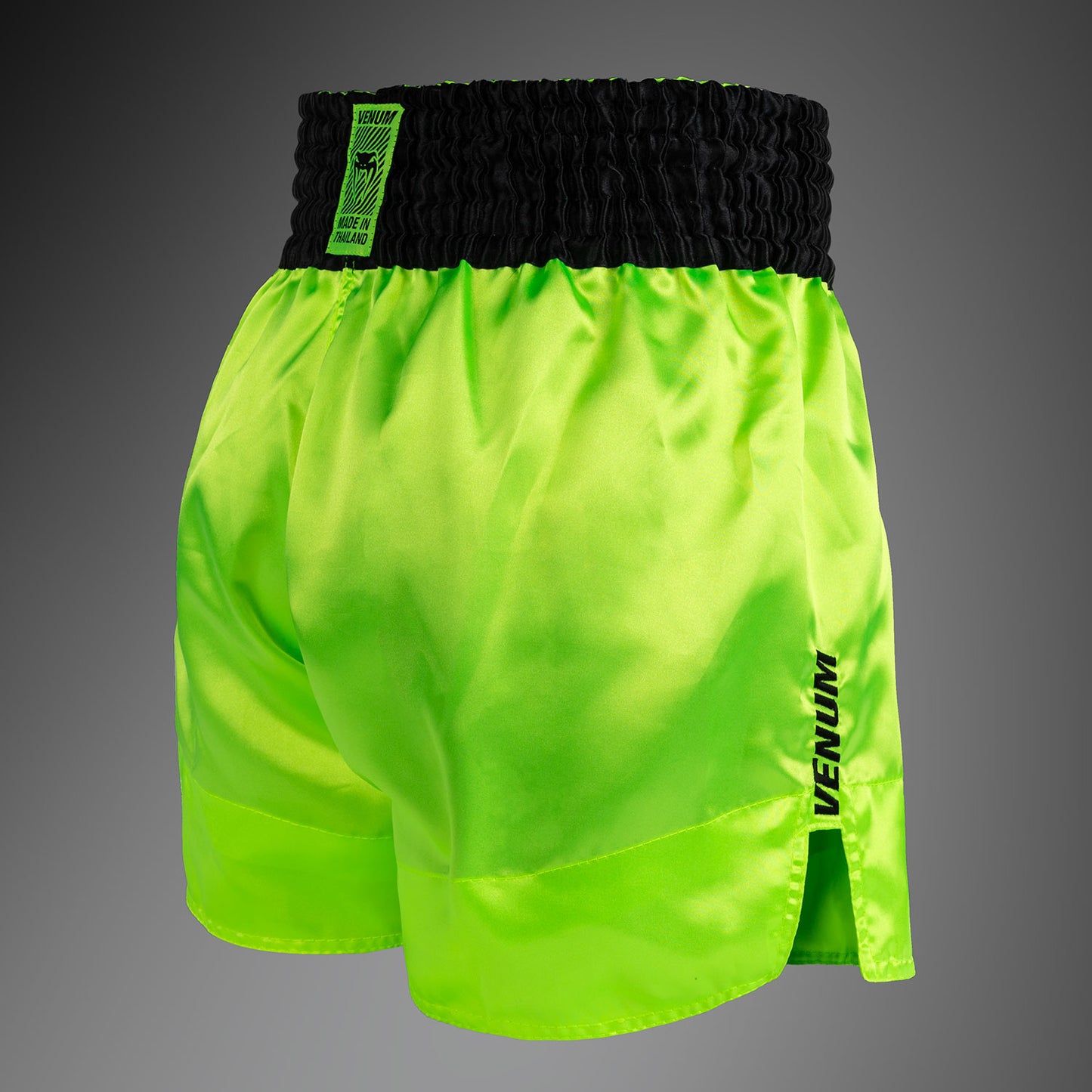 Venum Classic Evo Pantalones Cortos Muay Thai - Amarillo Neón/Negro
