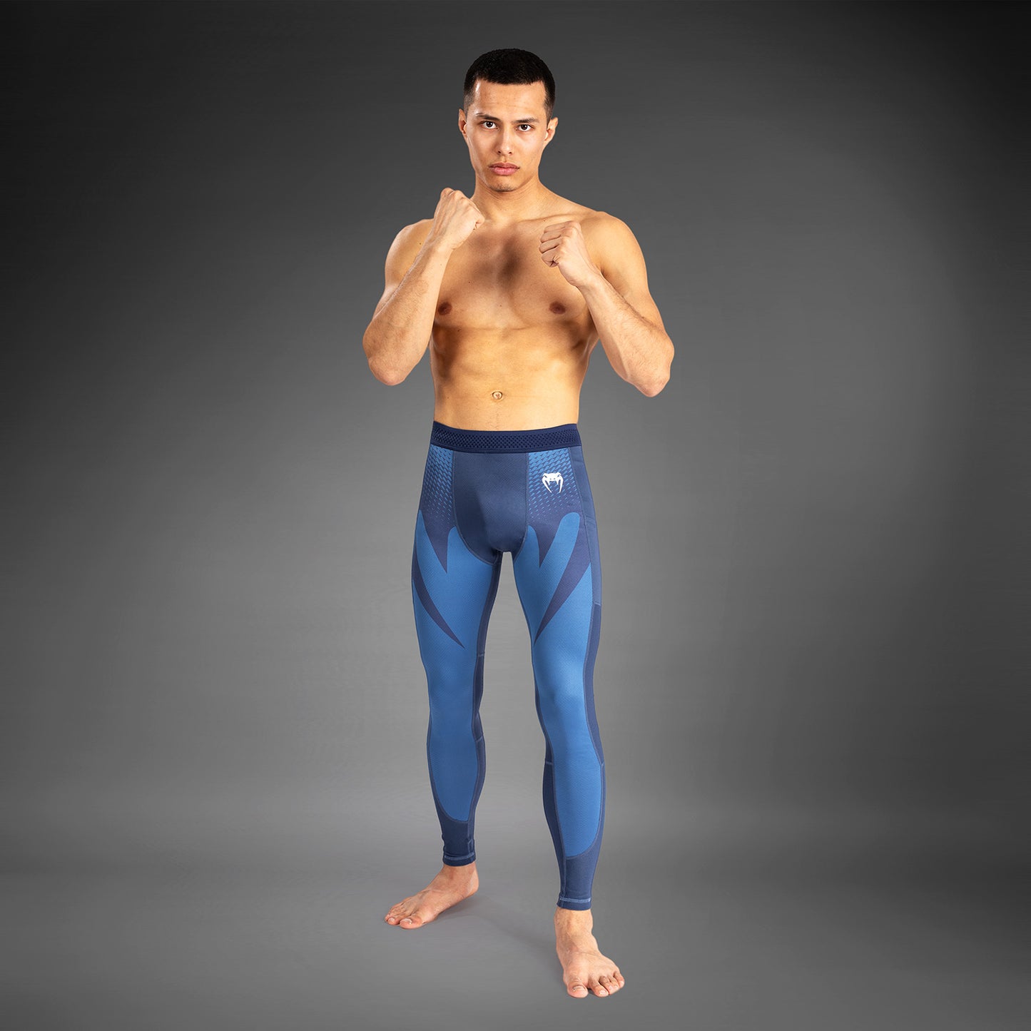 Venum Attack Pantalones de Compresión para Hombre - Azul Marino