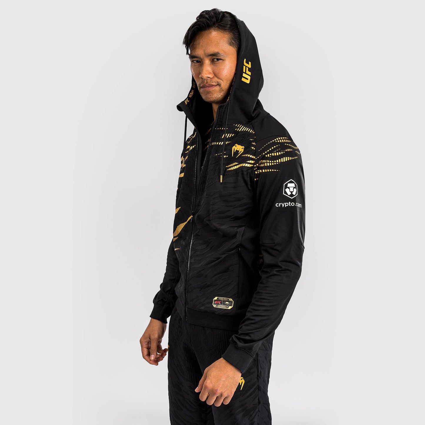 UFC Fusion by Venum Personalizados Authentic Fight Night Sudadera con Capucha para Hombre - Campeón