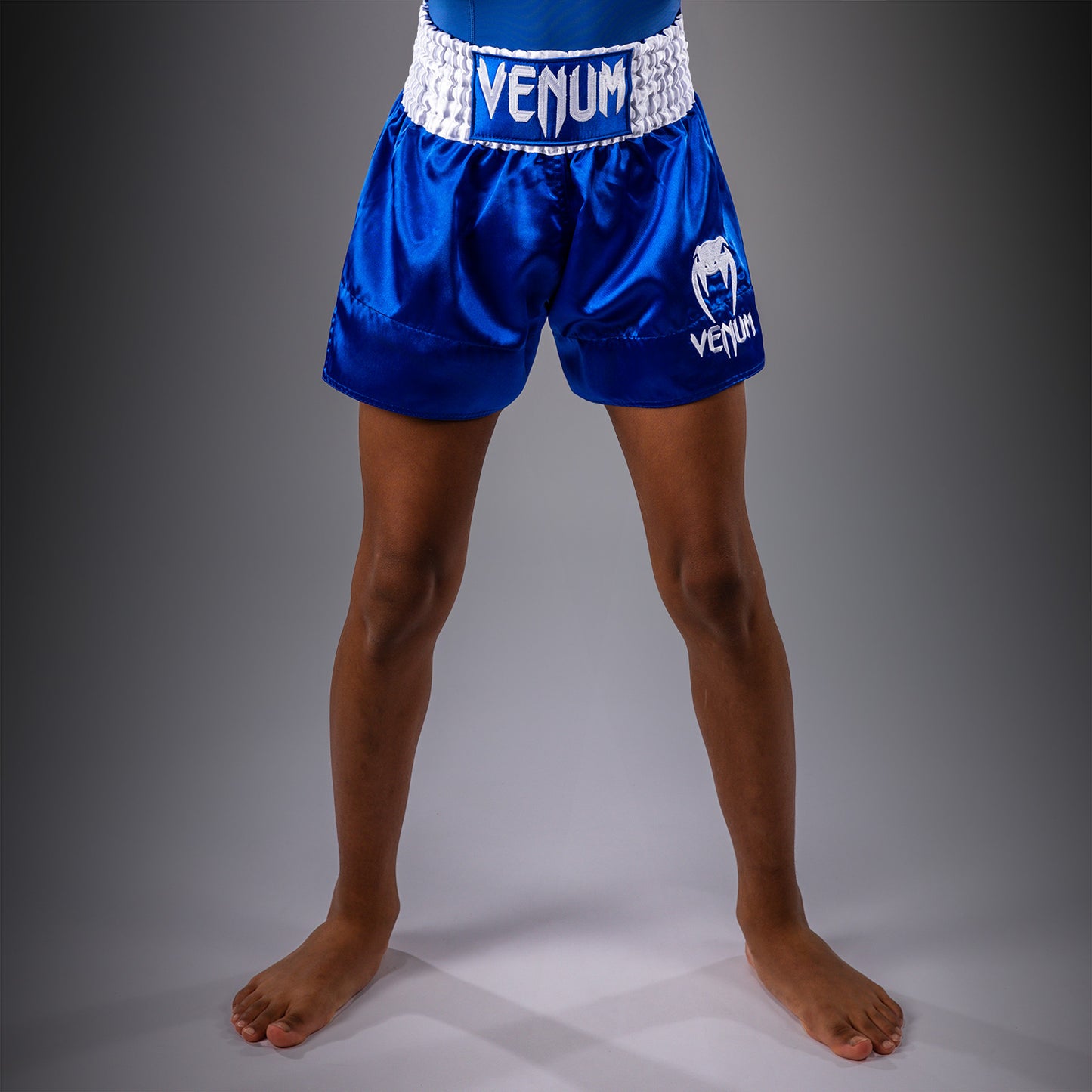 Venum Classic Short de Muay Thai para niños – Azul Real