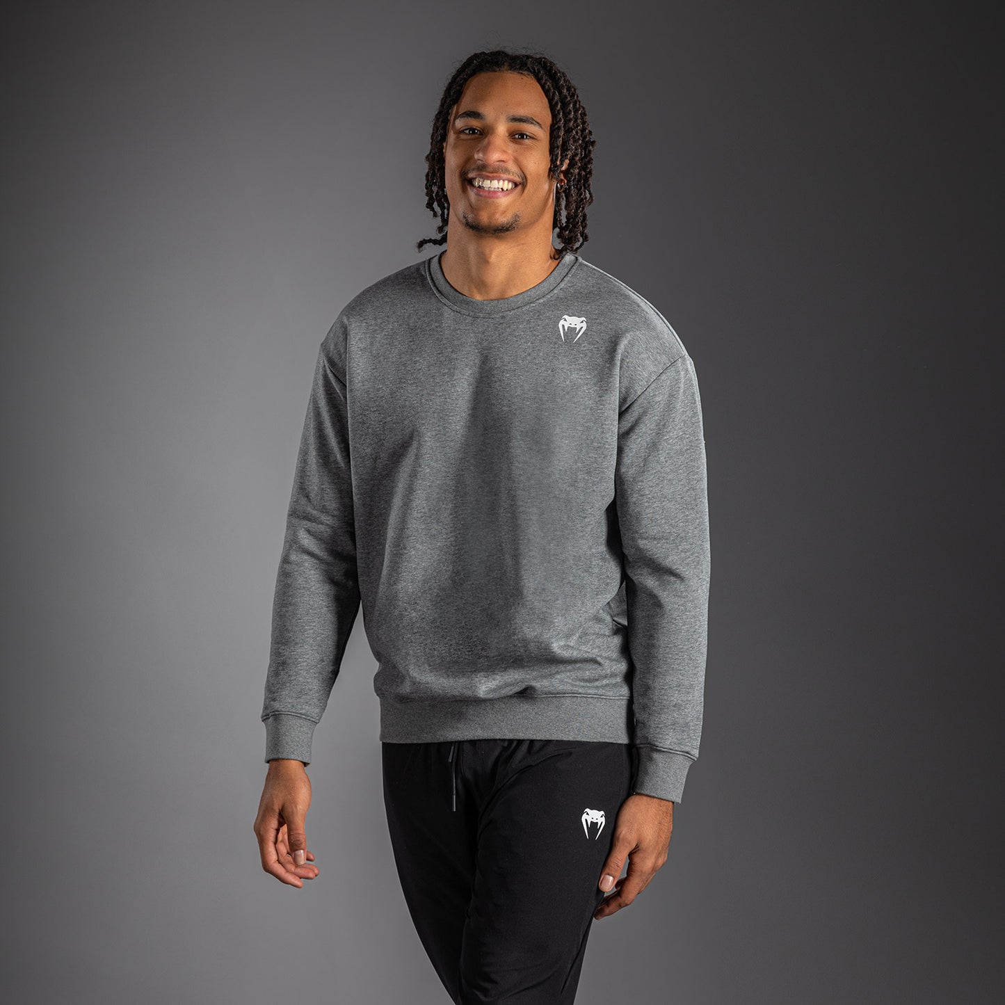 Venum Lineup Sudadera de Forro Polar - Gris/Blanco