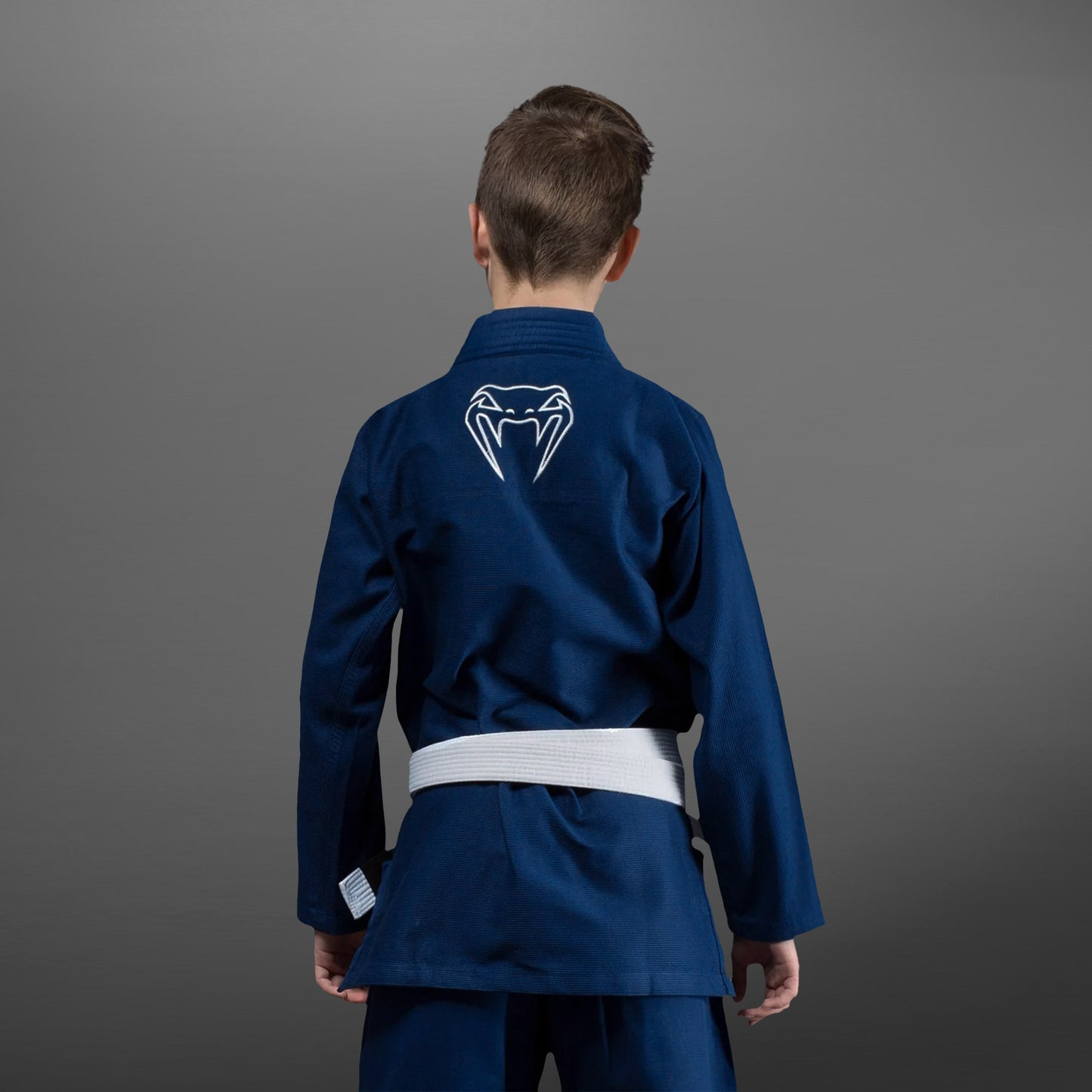 Venum Contender Kids (Cinturón blanco incluido) Kimono BJJ - Azul marino