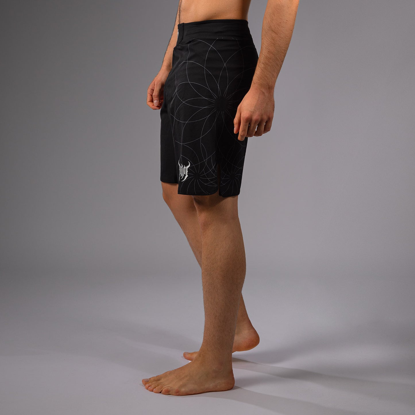 Venum Gladiator 5.0 Pantalones cortos de lucha para hombre - Negro/Plata