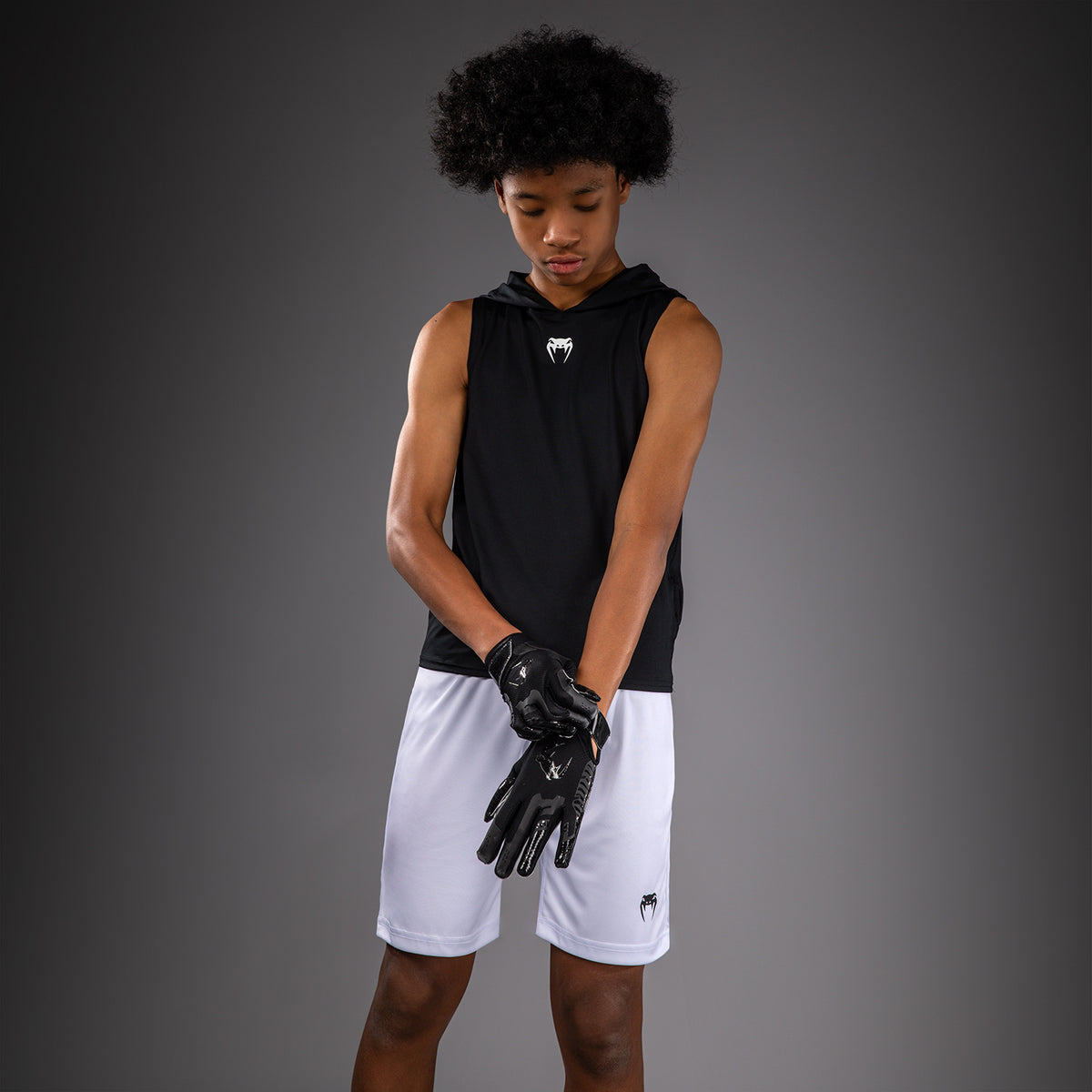 Venum Lineup Pantalón Corto de Entrenamiento Para Niños - Blanco
