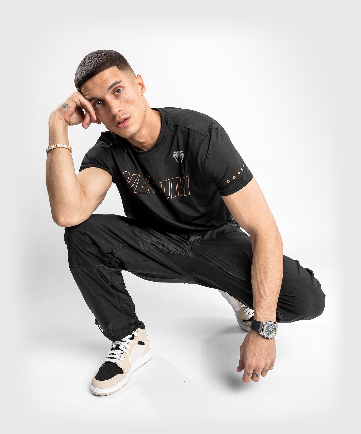 Pantalones Jogger Laser XT - Oversize - Negro/Negro