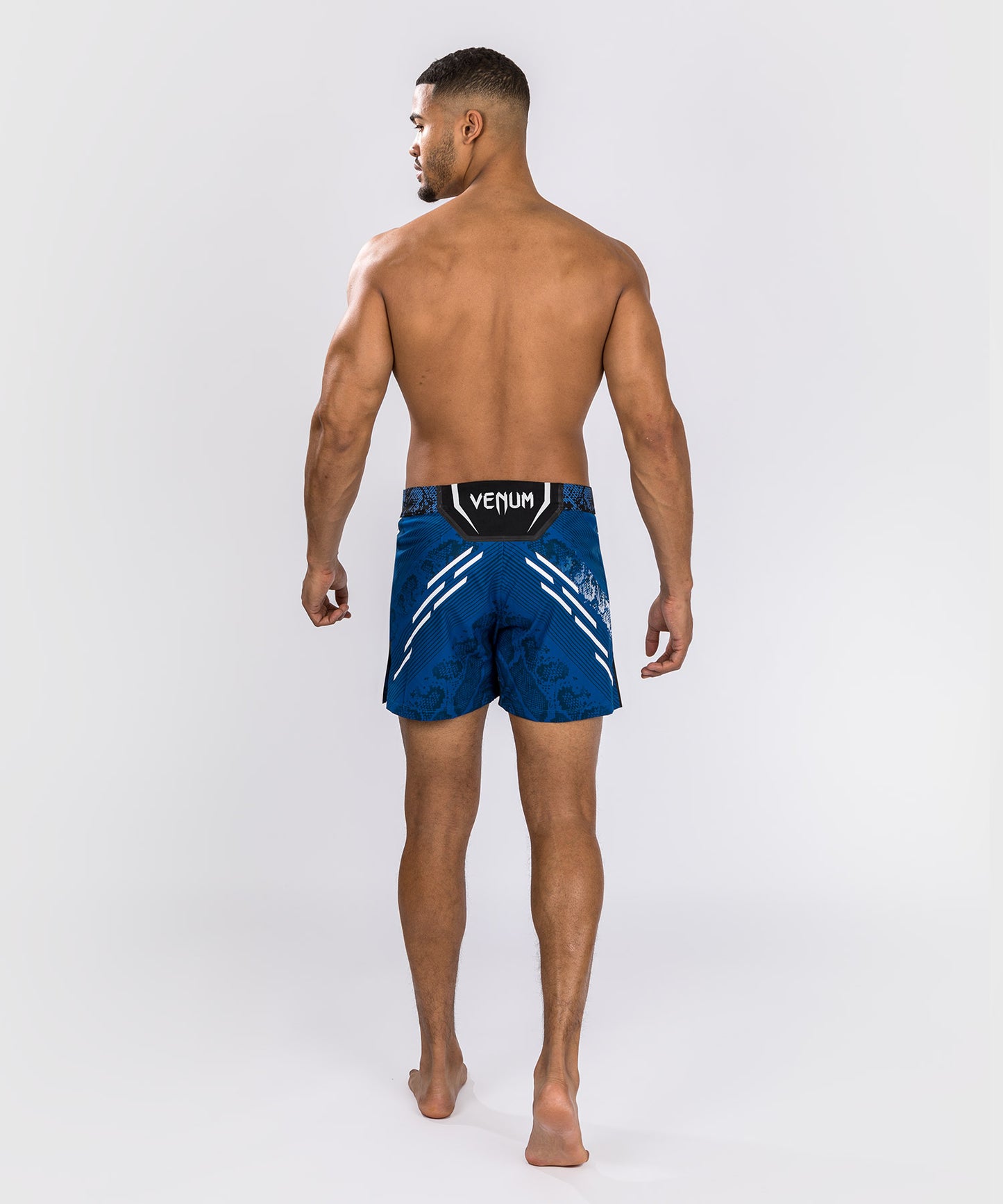 Pantalón Corto UFC Adrenaline by Venum Personalized Authentic Fight Night, Hombre - Corte Corto - Azul