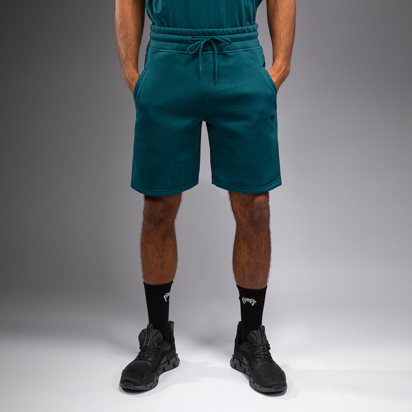Venum Silent Power Pantalones Cortos de Algodón - Paon Green