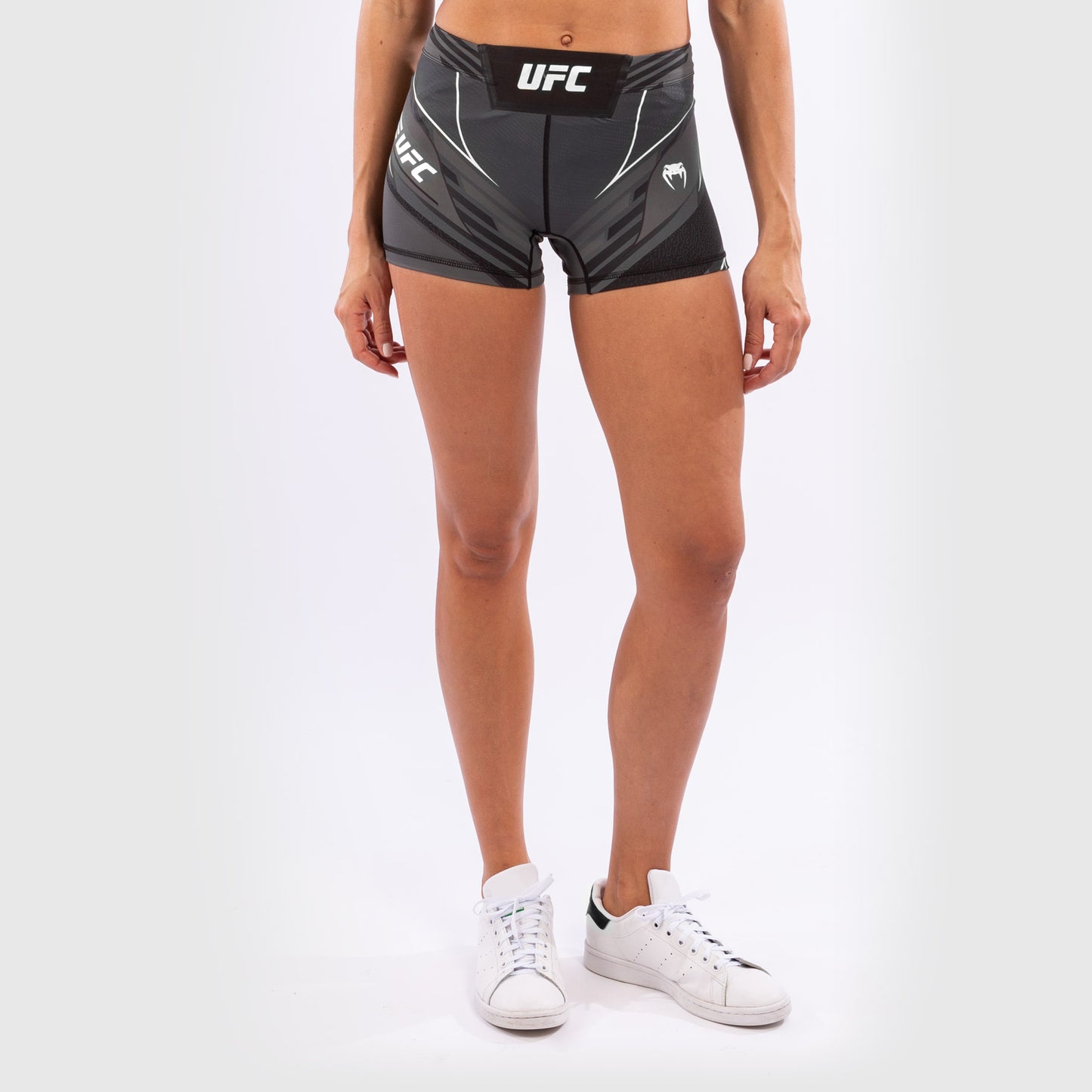 Pantalón De Vale Tudo Para Mujer UFC Venum Authentic Fight Night – Modelo Corto - Negro
