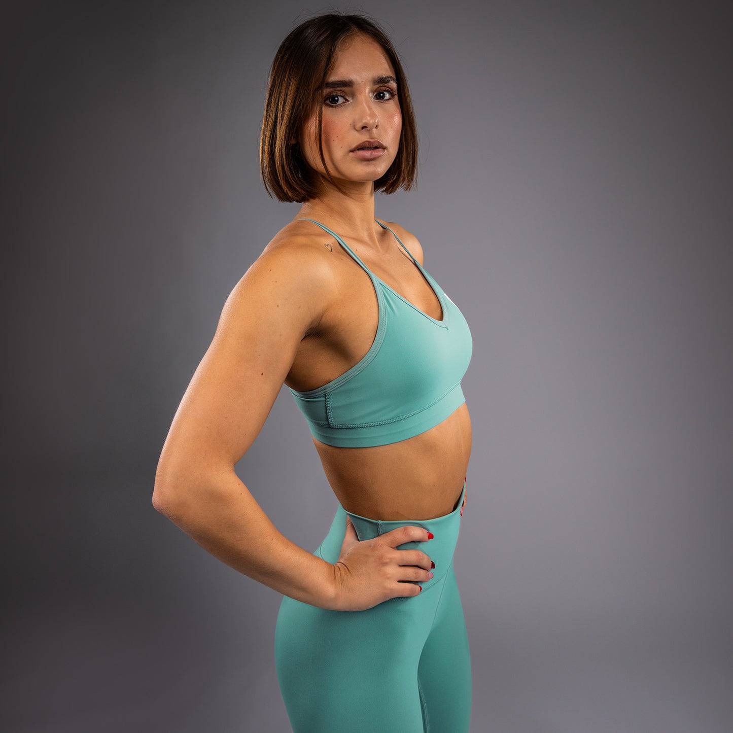 Venum Essential Low Impact Sujetador deportivo para Mujer - Verde Aqua