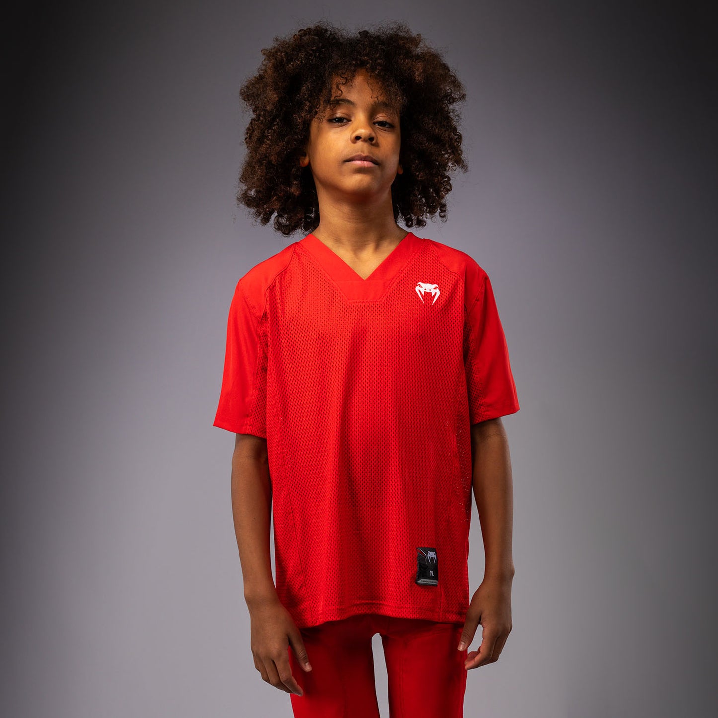 Venum Elite Football Camiseta de Fútbol Manga Corta Para Niños - Rojo