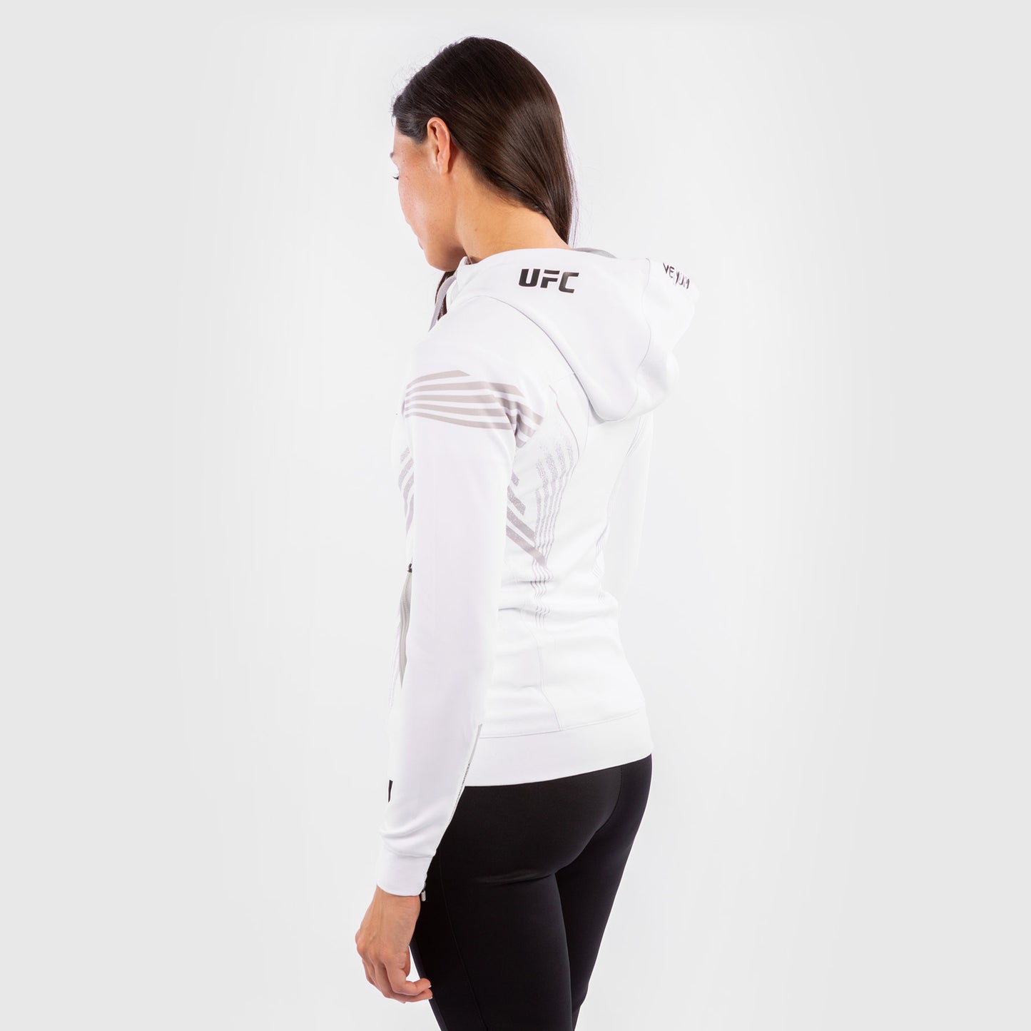 Sudadera Para Mujer Personalizada UFC Venum Authentic Fight Night Walkout - Blanco
