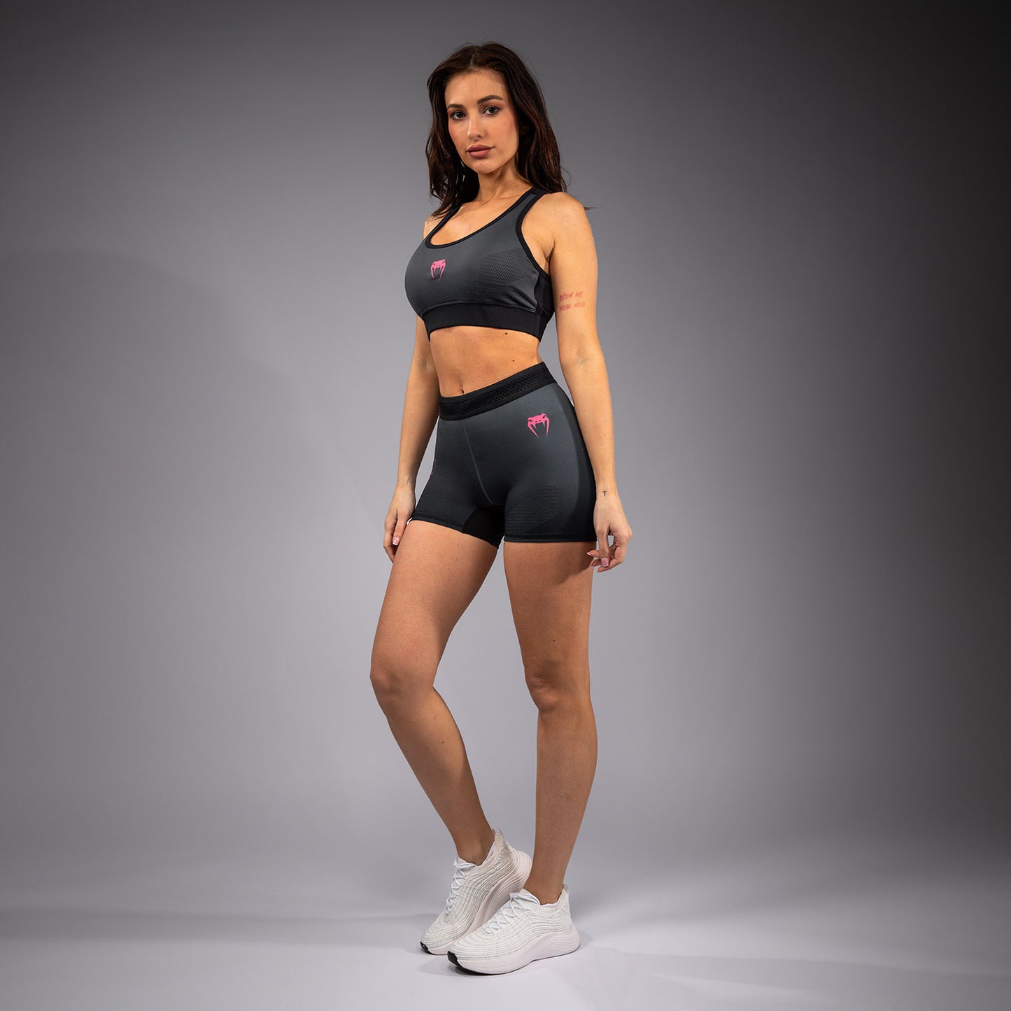Venum Tactical XT Short Vale Tudo Mujer - Negro/Gris Tormenta