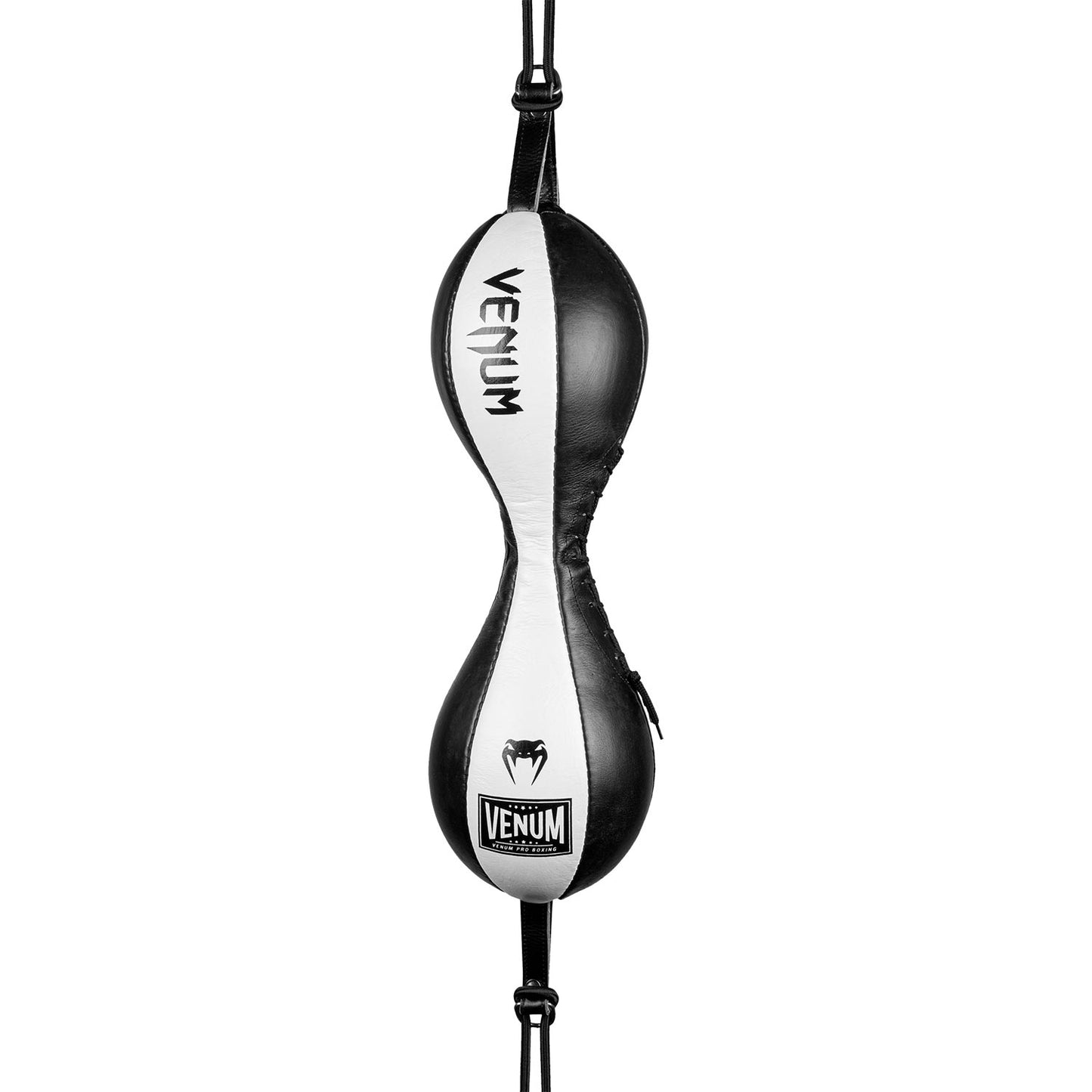 Pera de Boxeo doble agarre Venum Hurricane - Negro/Blanco