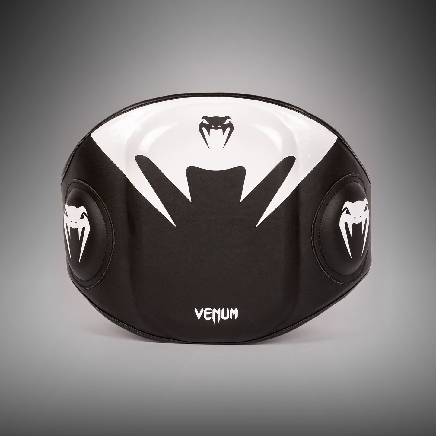 Venum Elite Mini Manoplas de Entrenador Gruesas de Cuero (Par) – Negro/Blanco