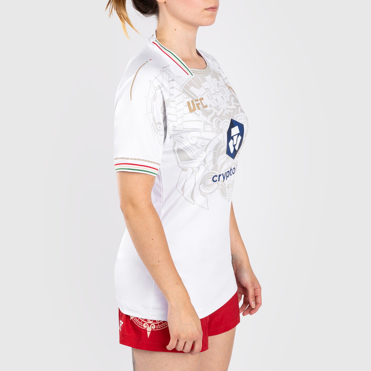 Noche UFC by Venum Authentic Fight Night Camiseta Dry Tech Mujer - Blanco