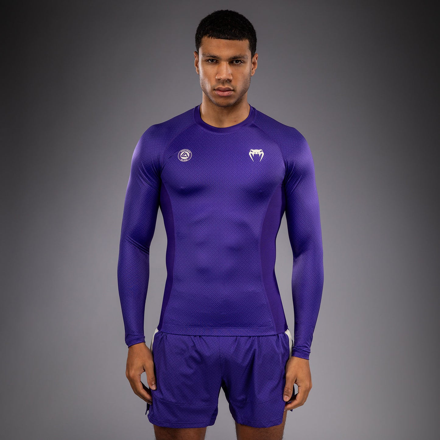 Venum x Roger Gracie Academy Rashguard Manga Larga - Morado