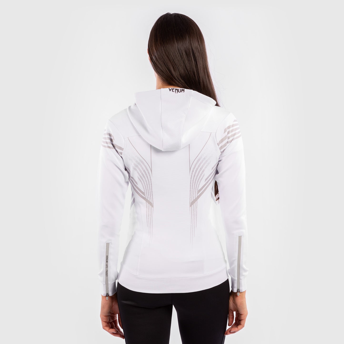 Sudadera Para Mujer Personalizada UFC Venum Authentic Fight Night Walkout - Blanco