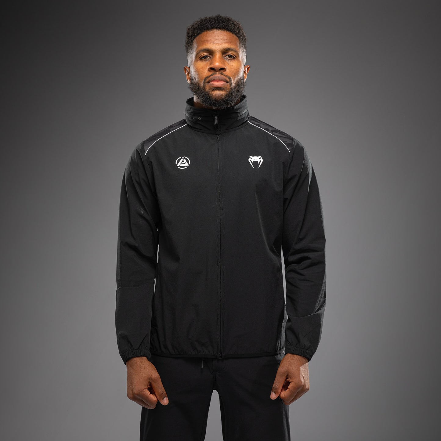 Venum x Polaris Chaqueta de Pista - Negro/Gris Tormenta