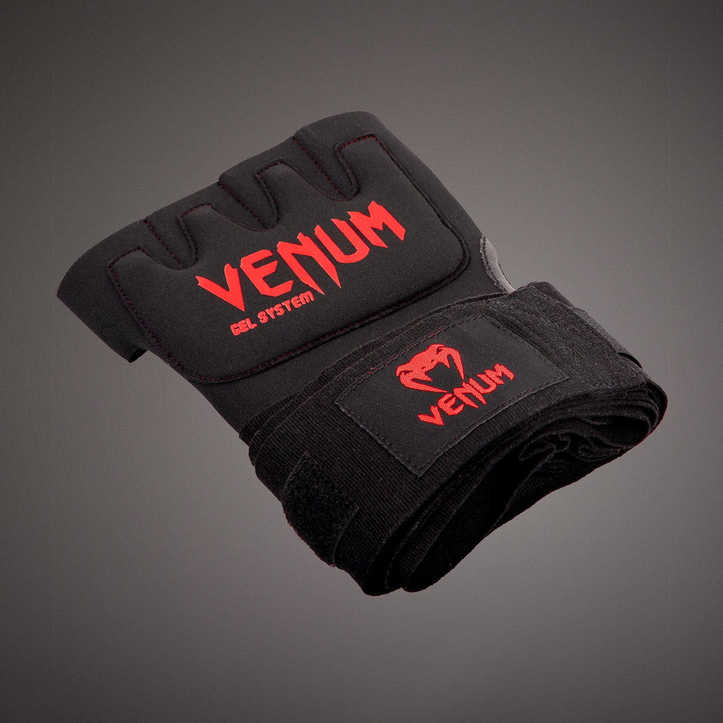 Venum Gel Kontact Guante Venda - Negro/Rojo