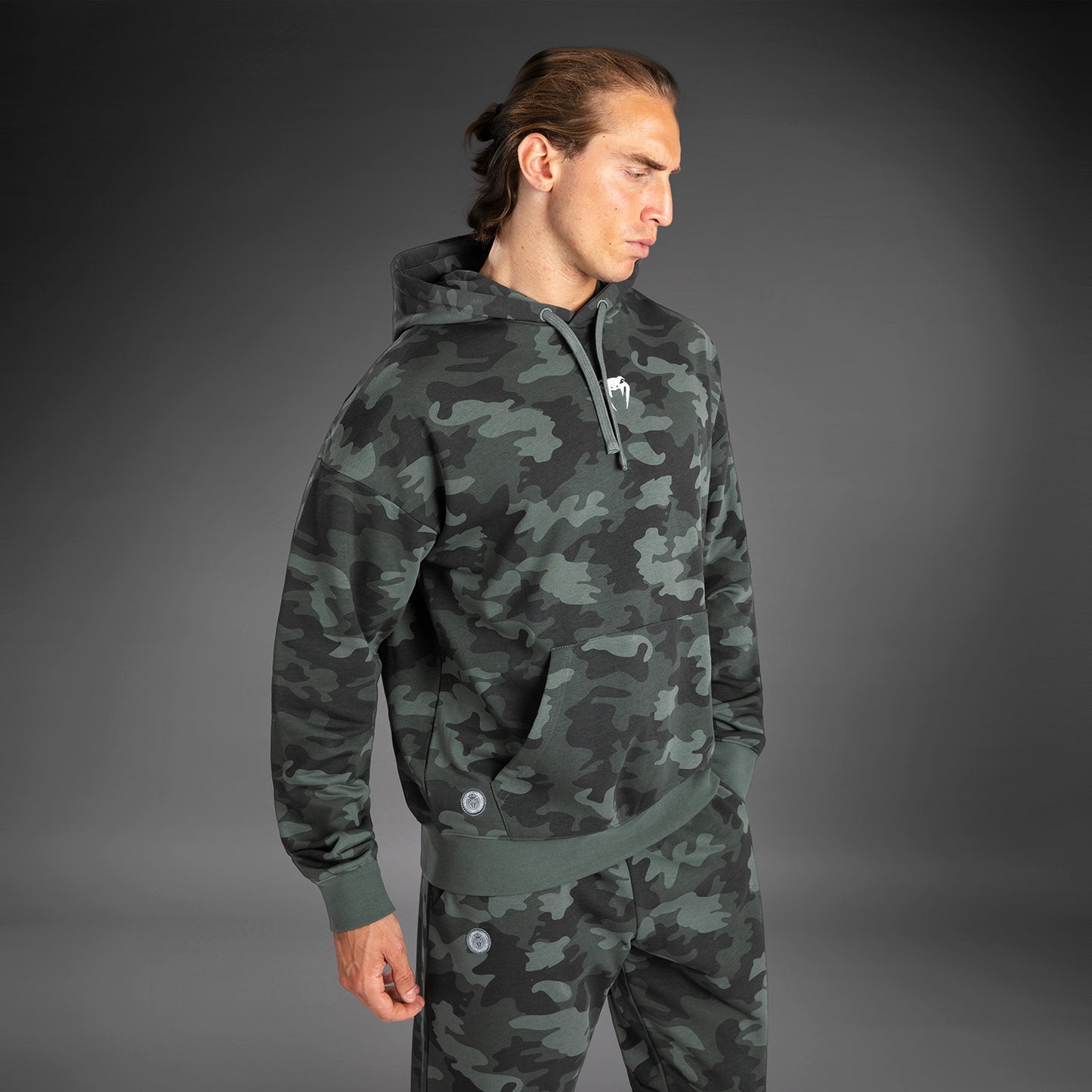 Venum Vortex XL Sudadera Con Capucha para Hombre - Camuflaje Caqui