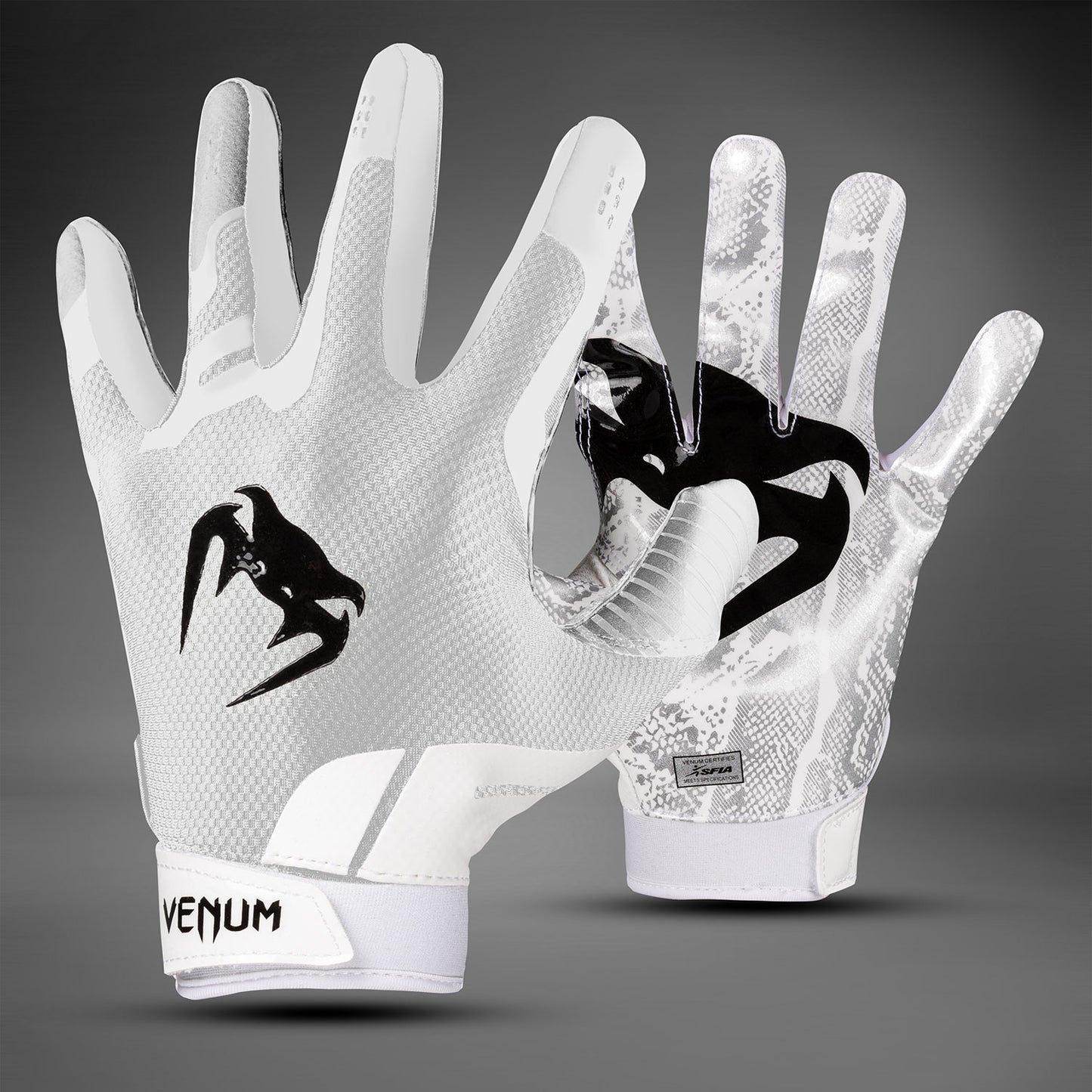Venum Elite Guantes de Fútbol - Blanco/Negro