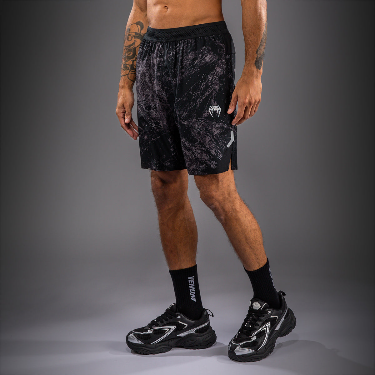 Venum Rage & Workout Short de Entrenamiento - Negro/Gris