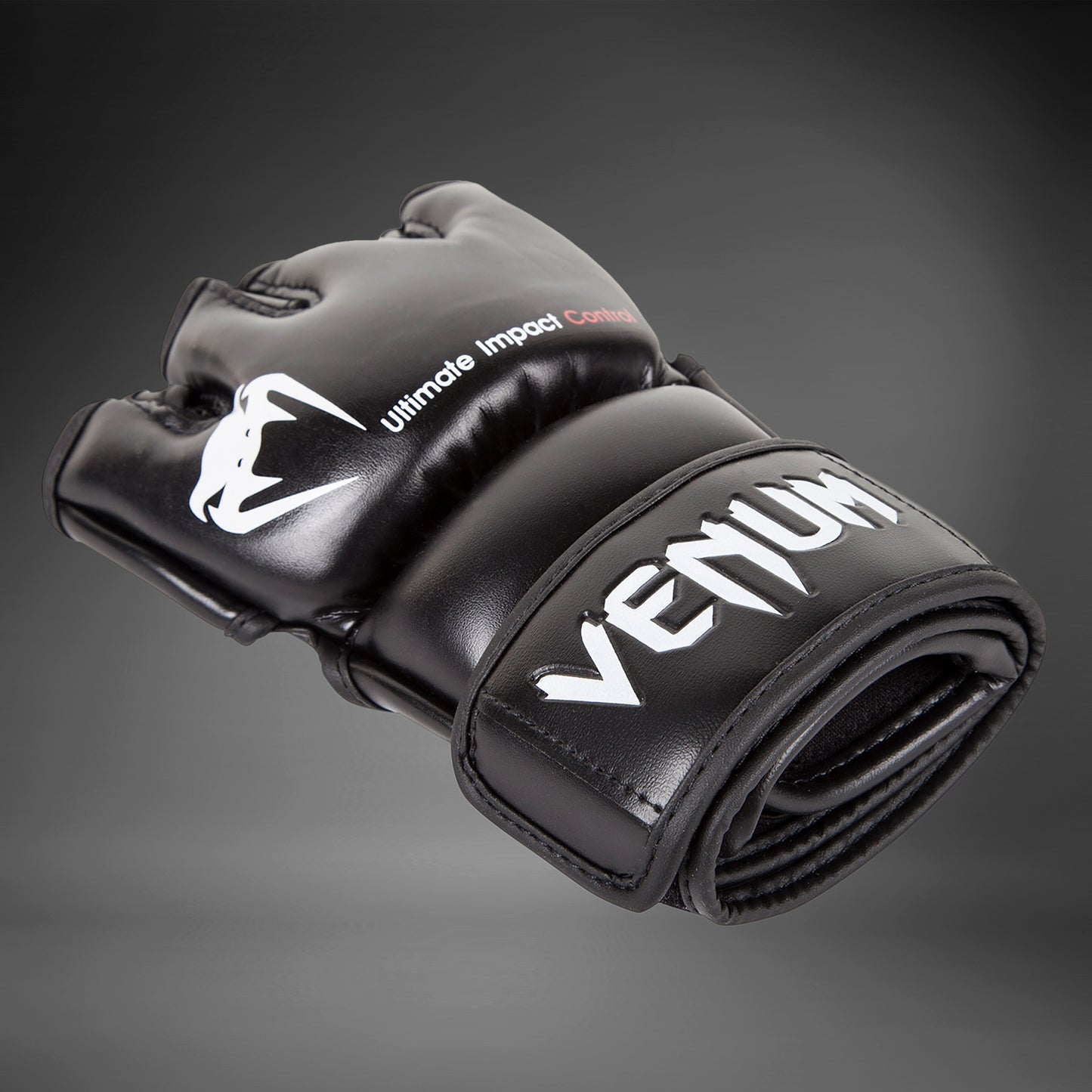 Venum Impact Skintex Guantes de MMA - Negro