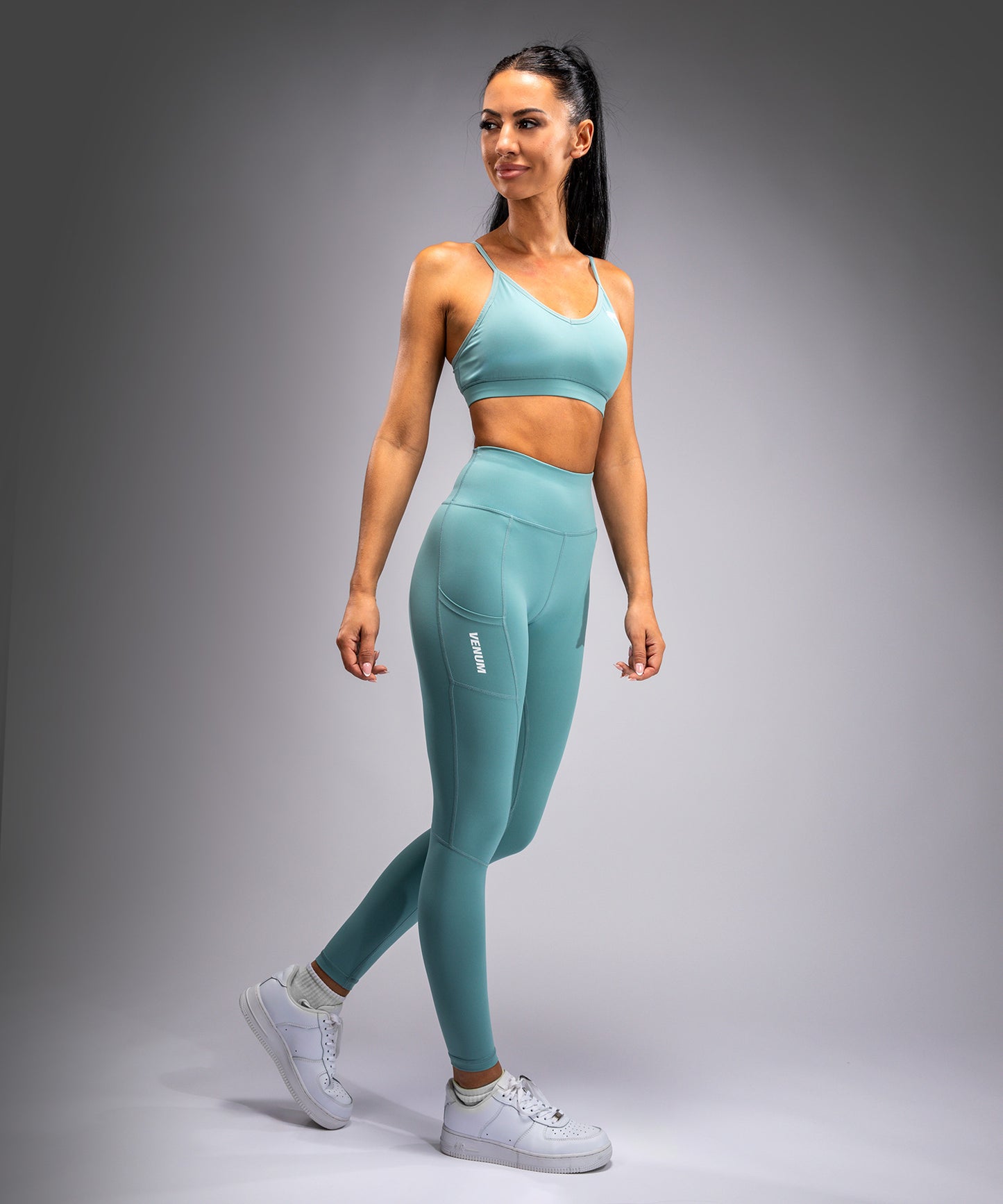 Venum Essential Leggings de Rendimiento es para Mujer - Verde Aqua