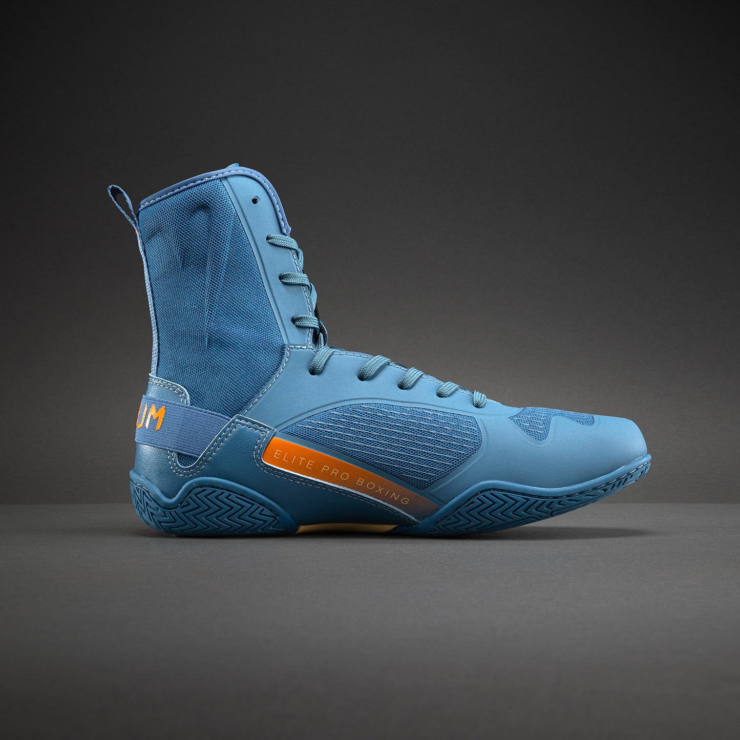 Venum Elite Neo Zapatillas de Boxeo – Azul Acero/Naranja