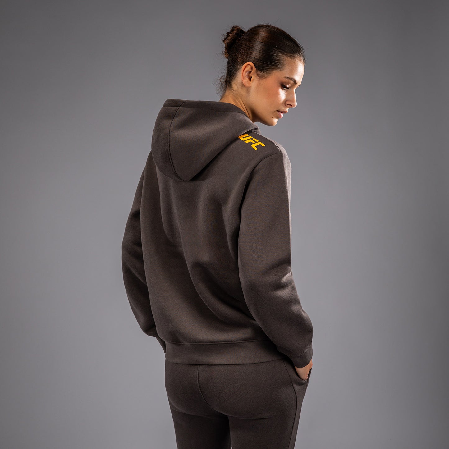 UFC Fusion by Venum Fight Week Sudadera con Capucha para Mujer - Solid Marrón tierra